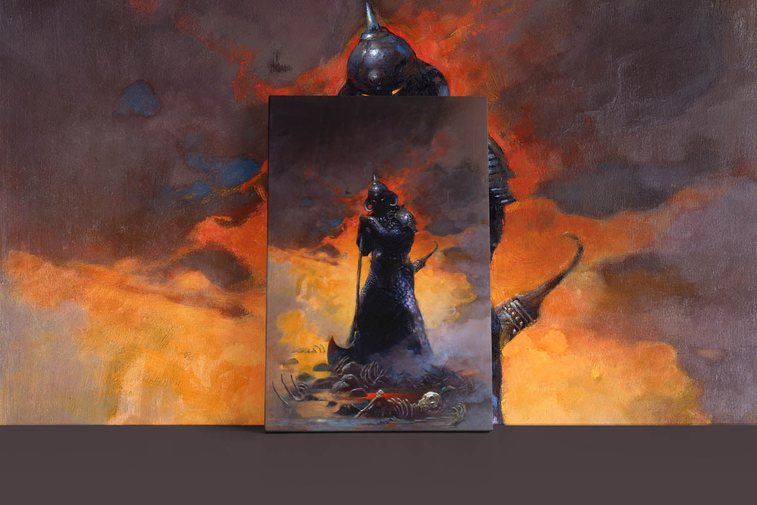 Trapped Canvas/サルヴァトーレ スカルピッタ/ポスター Official Frank Frazetta Canvas Wraps – Frazetta Art Museum