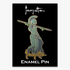 Frank Frazetta soft enamel pin with antique bronze finish, featuring iconic fantasy artwork. The pin is 2.5 inches in size with a secure pin-back closure.