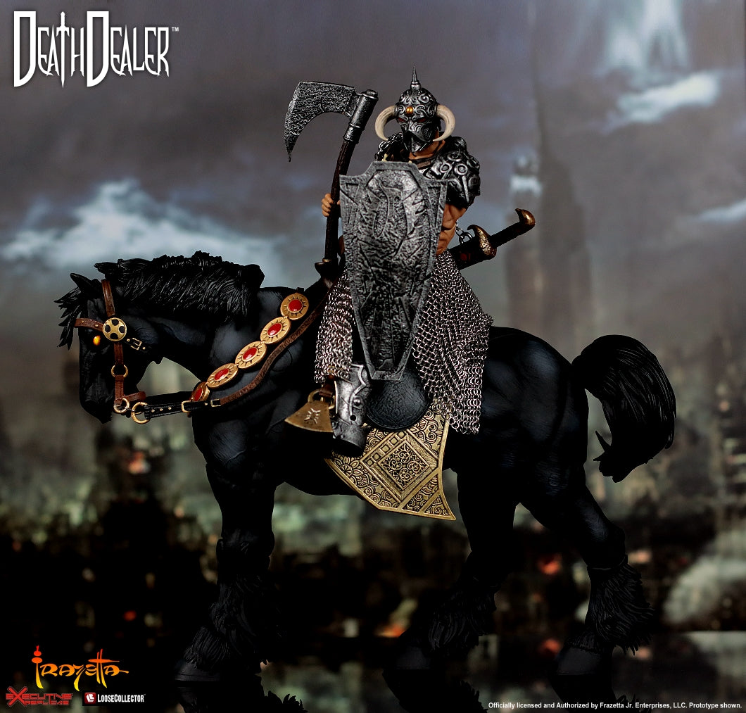 Death Dealer with Steed Action Figure – Frazetta Art Museum