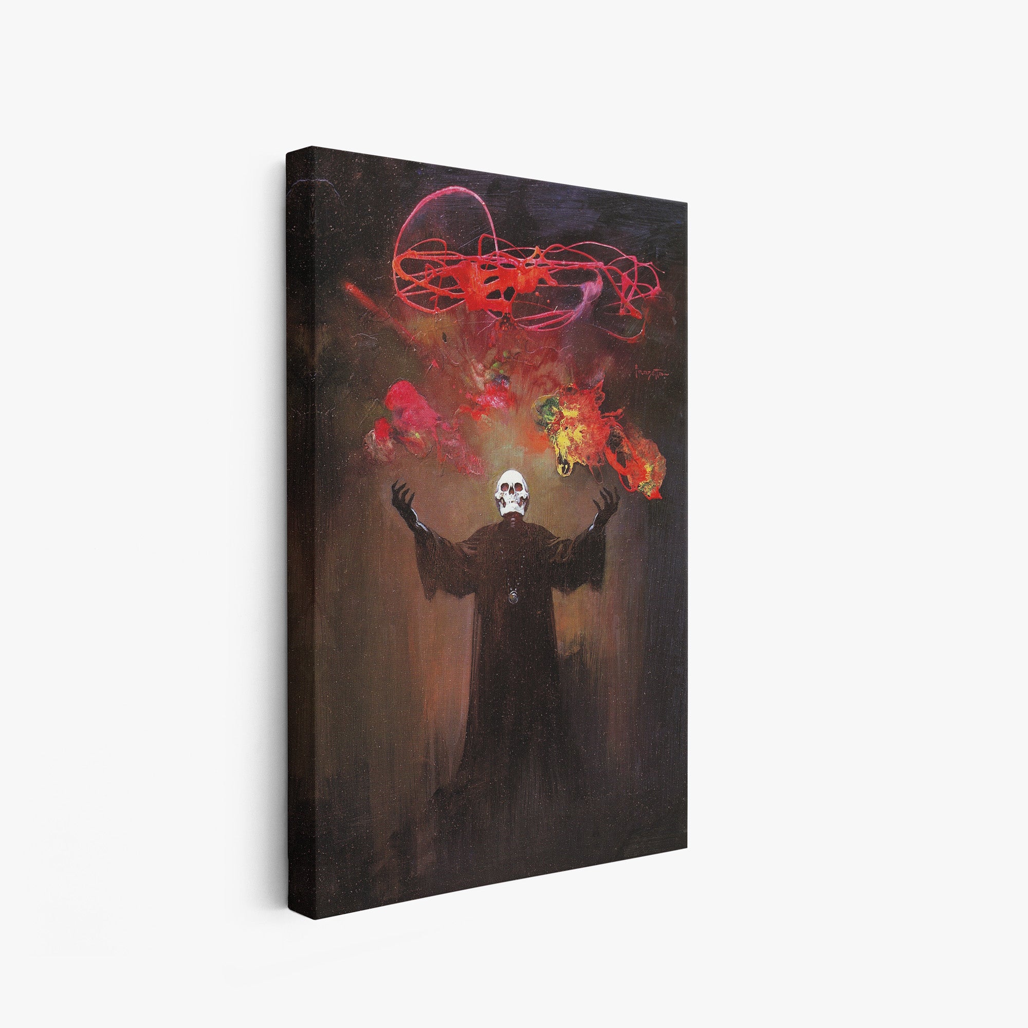 A canvas print of Frazetta’s Devil&