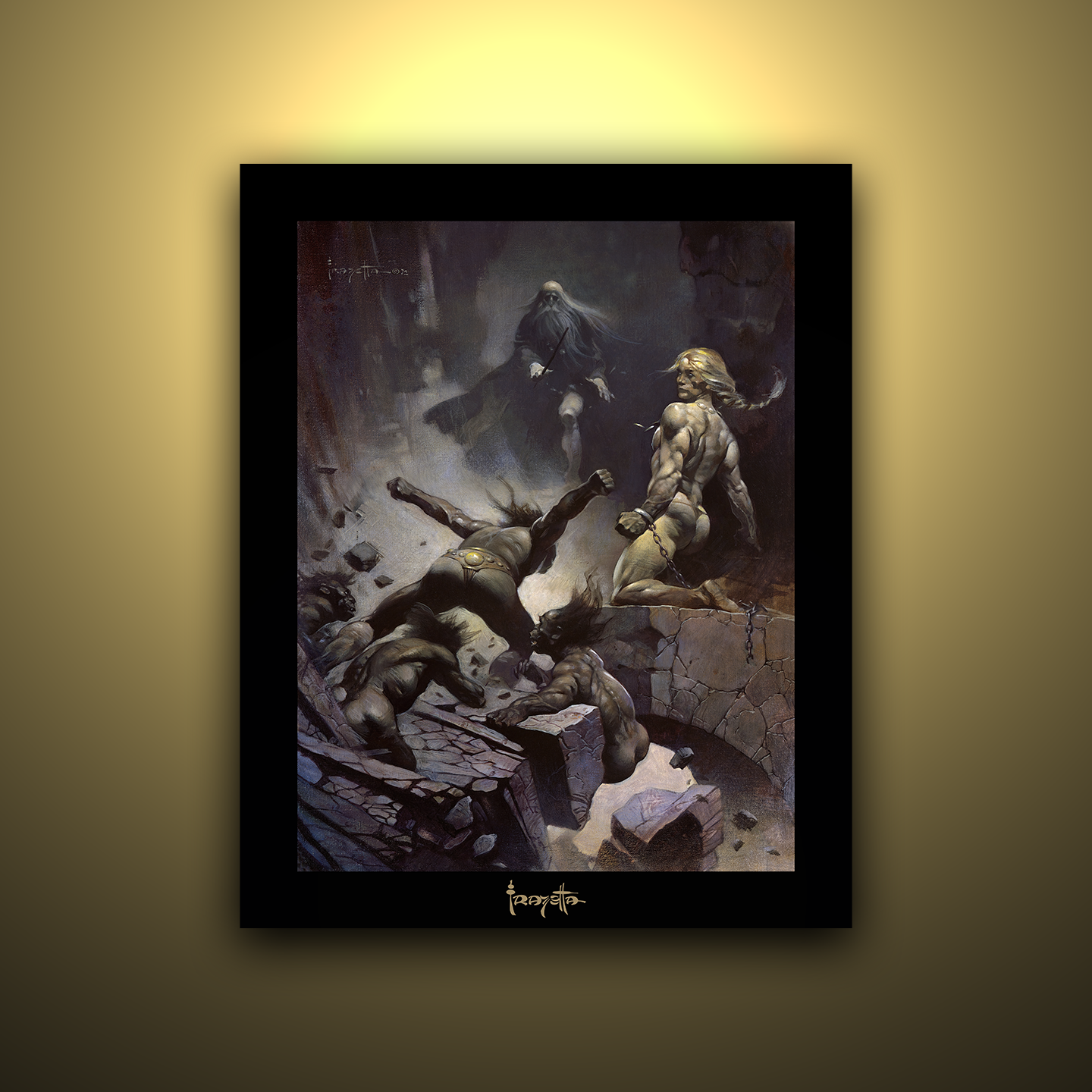 Gallery Series print of Frazetta&