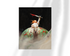 Unframed print of Bloodstone by Frank Frazetta. A heroic figure rises from a foggy landscape, brandishing a blood-drenched sword over a cracked, otherworldly orb.