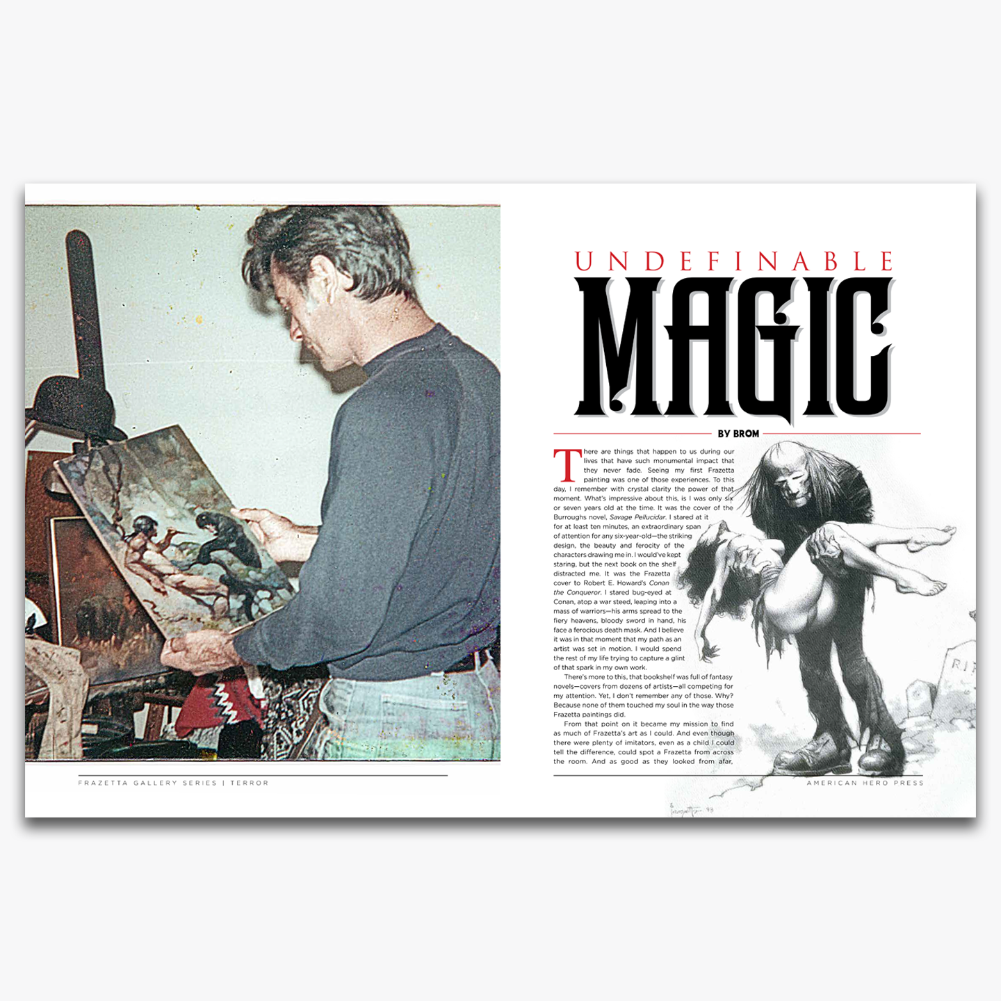 Spread of Gerald Brom&