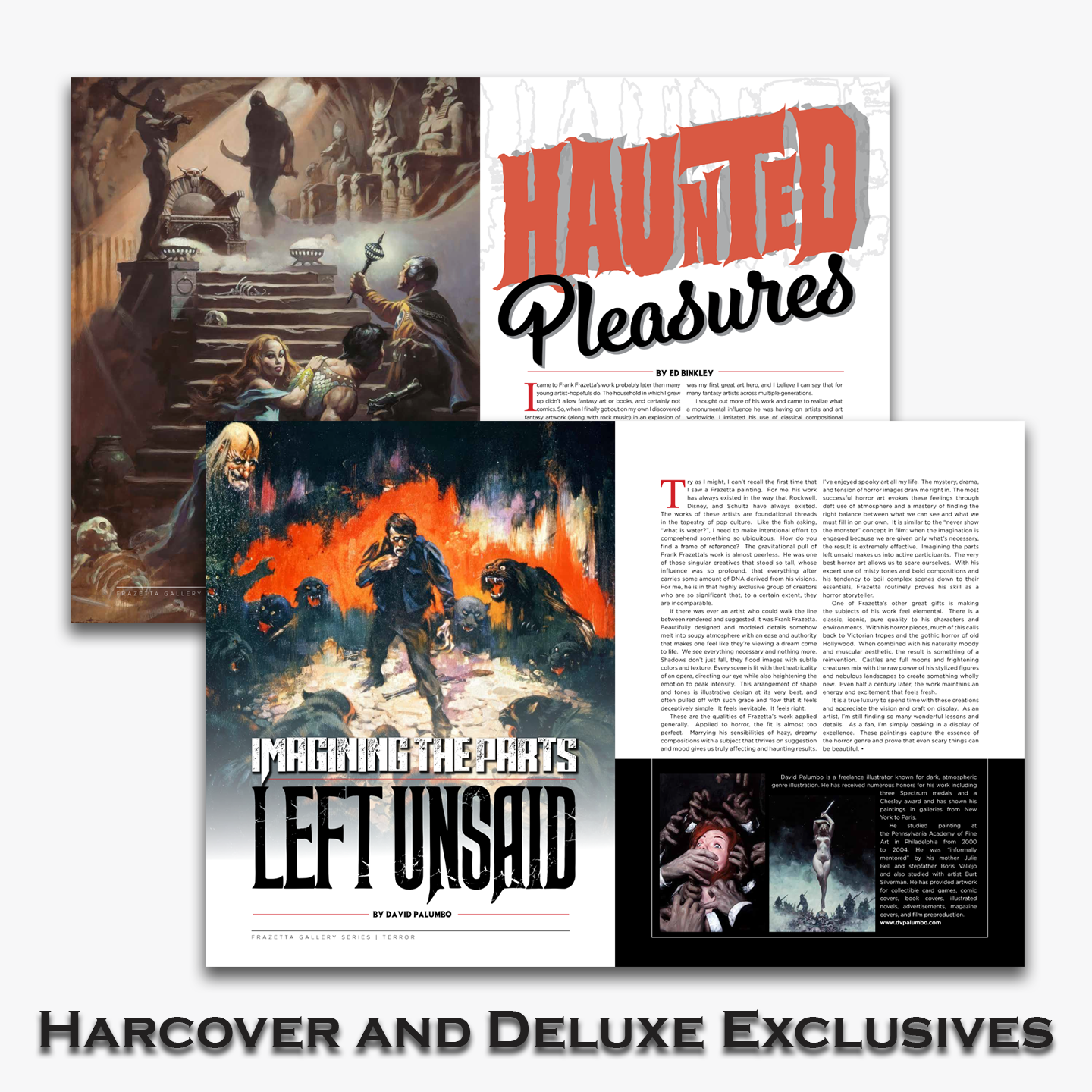 Spread of David Palumbo and Ed Binkley&