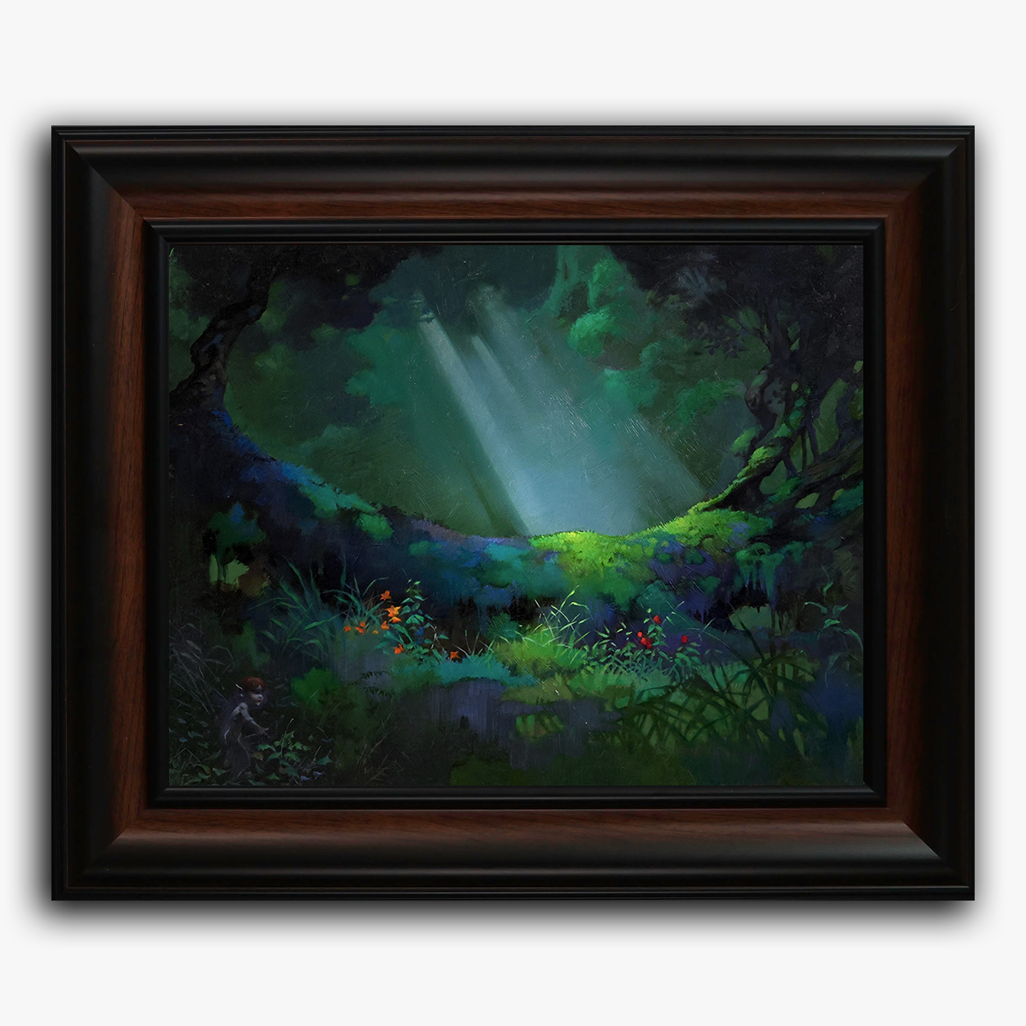 Framed fine art print of Frank Frazetta’s &