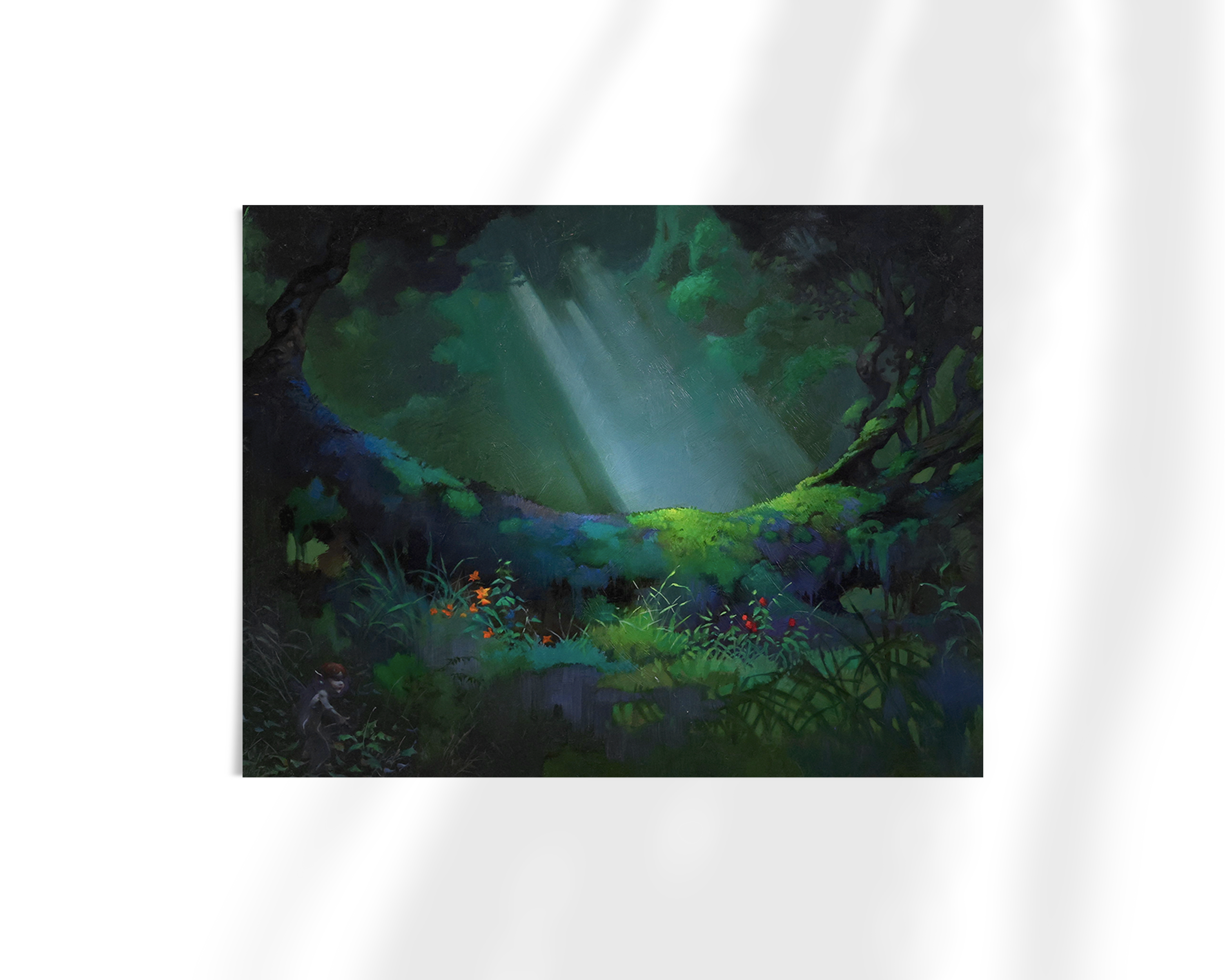 Unframed fine art print of Frank Frazetta’s &