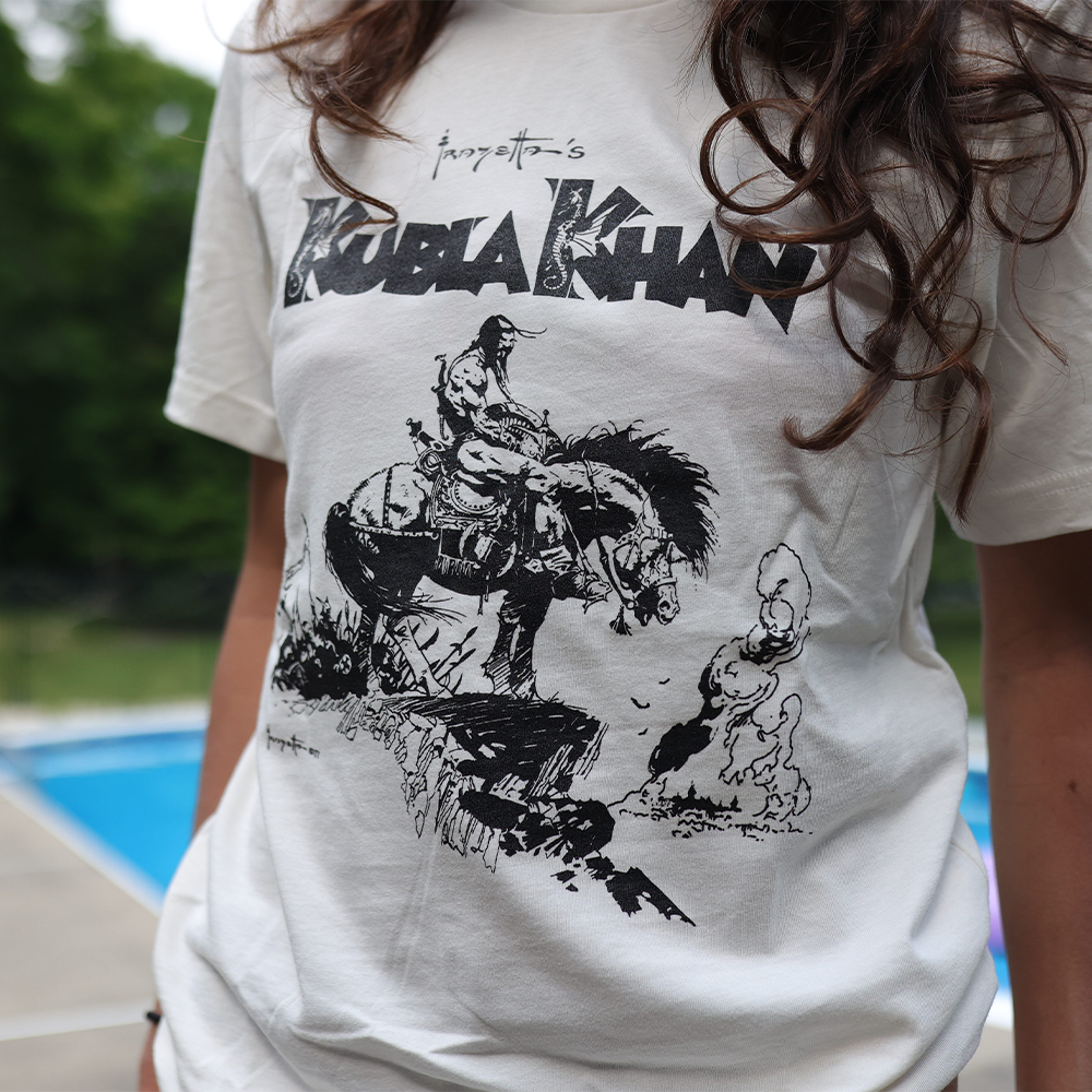 Kubla Khan T-Shirt – Frank Frazetta’s Iconic Fantasy Artwork on Soft Cotton Tee