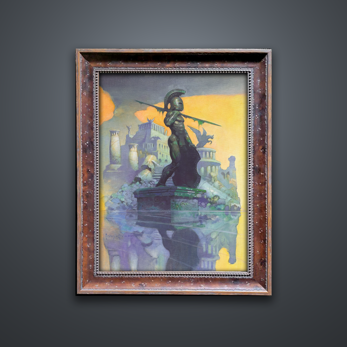 Frank Frazetta’s “Atlantis” artwork from the Frazetta Art Museum&