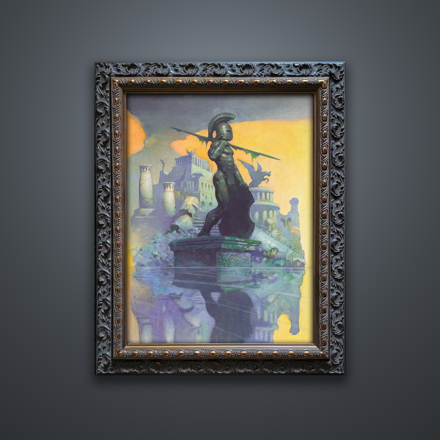 Frank Frazetta’s “Atlantis” artwork from the Frazetta Art Museum&