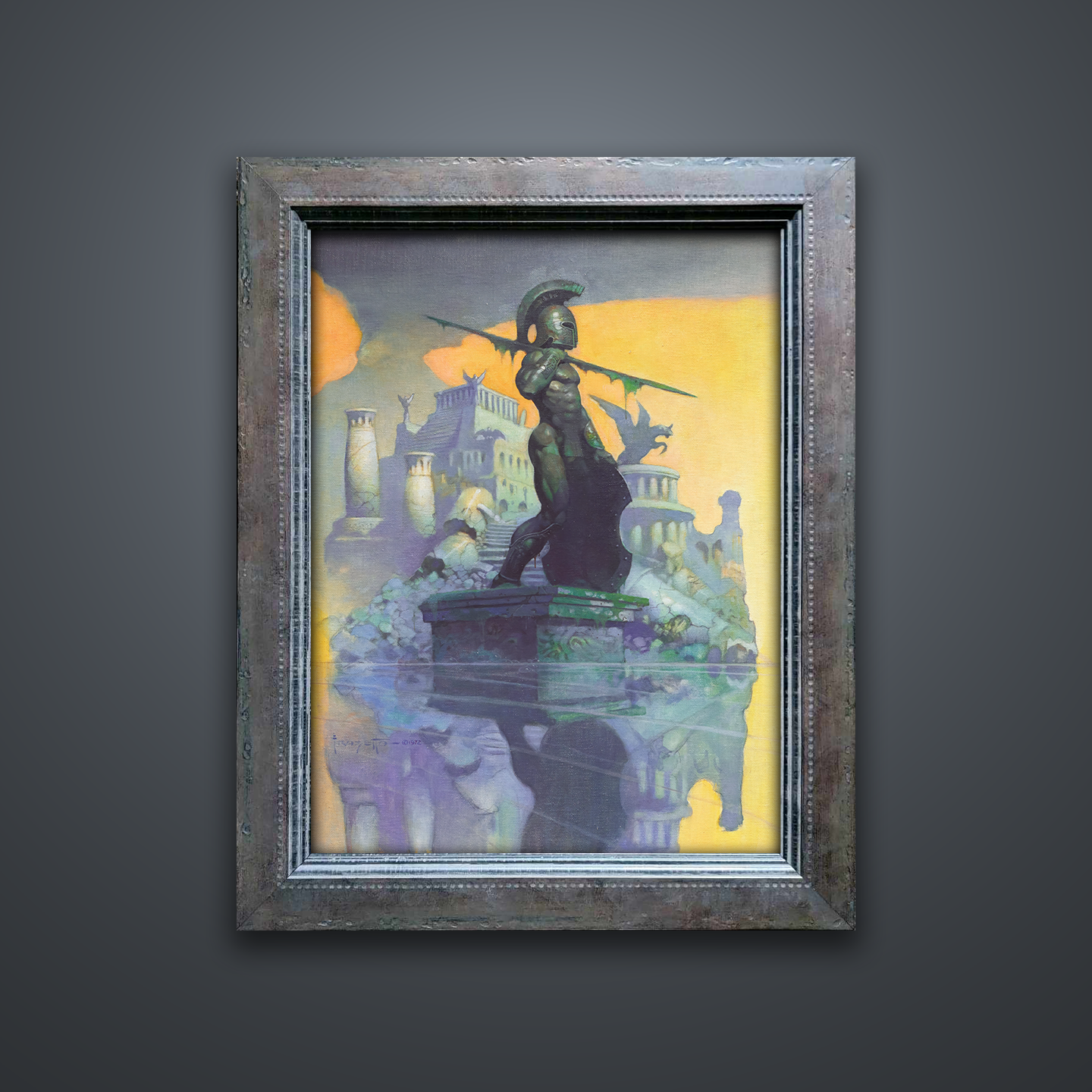Frank Frazetta’s “Atlantis” artwork from the Frazetta Art Museum&