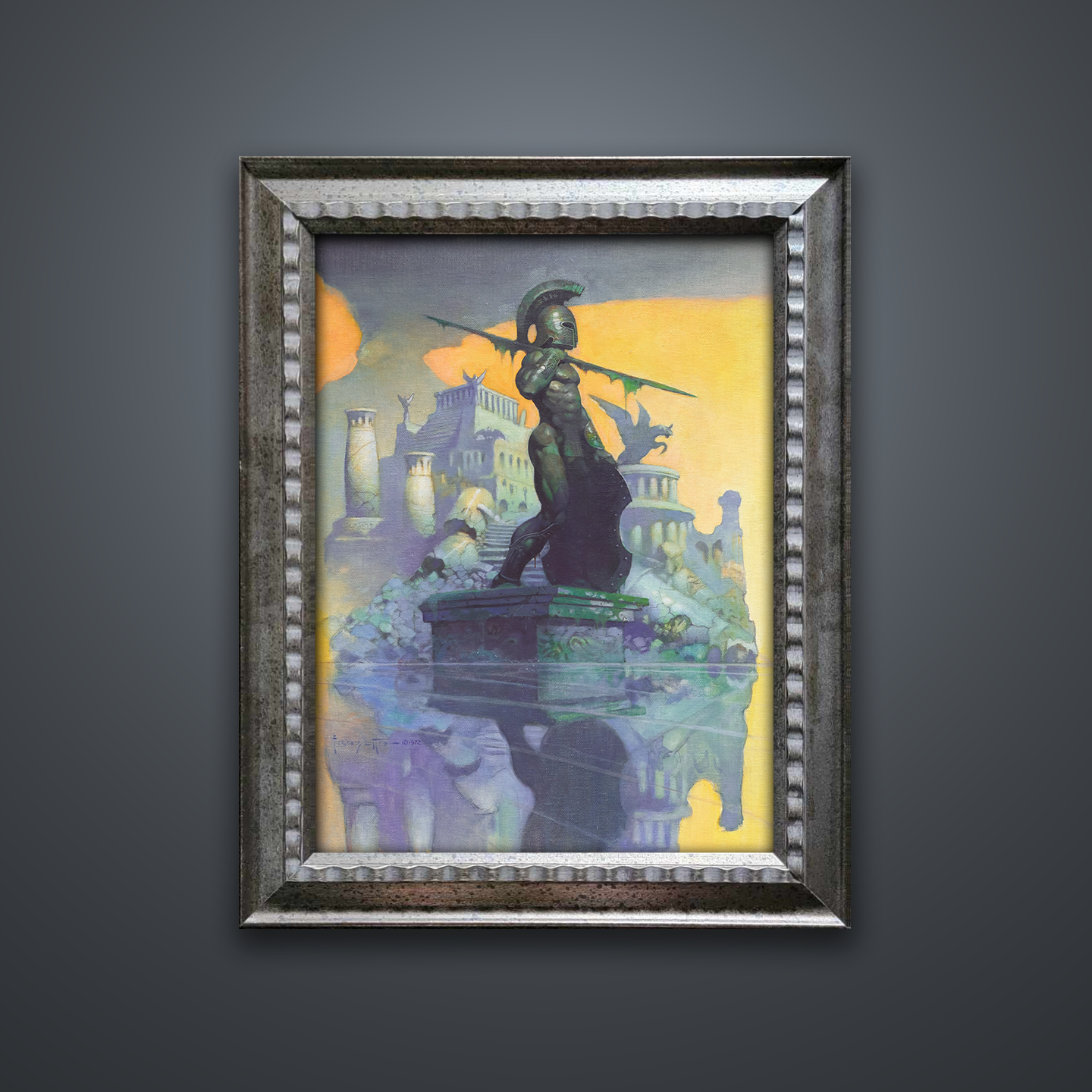 Frank Frazetta’s “Atlantis” artwork from the Frazetta Art Museum&