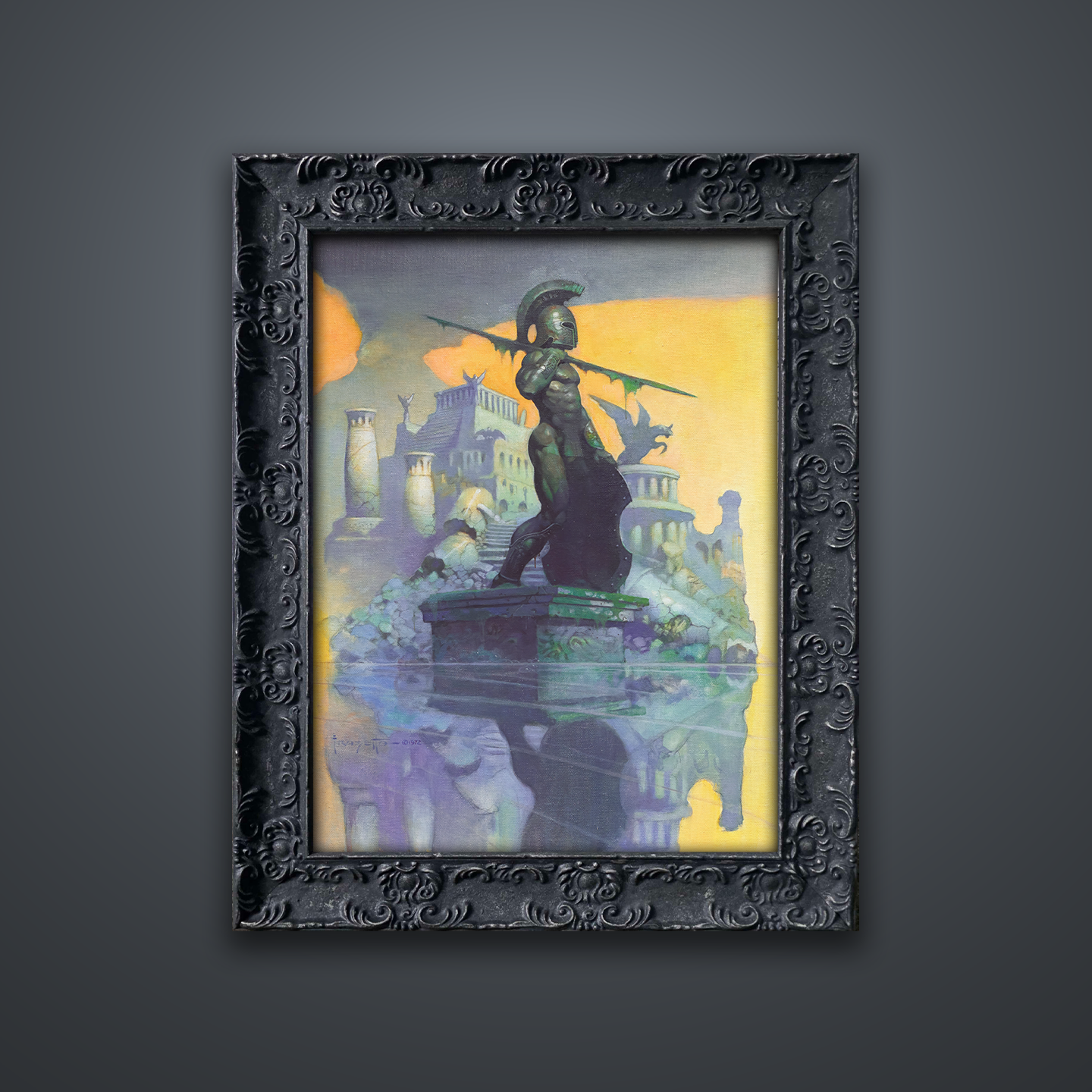 Frank Frazetta’s “Atlantis” artwork from the Frazetta Art Museum&