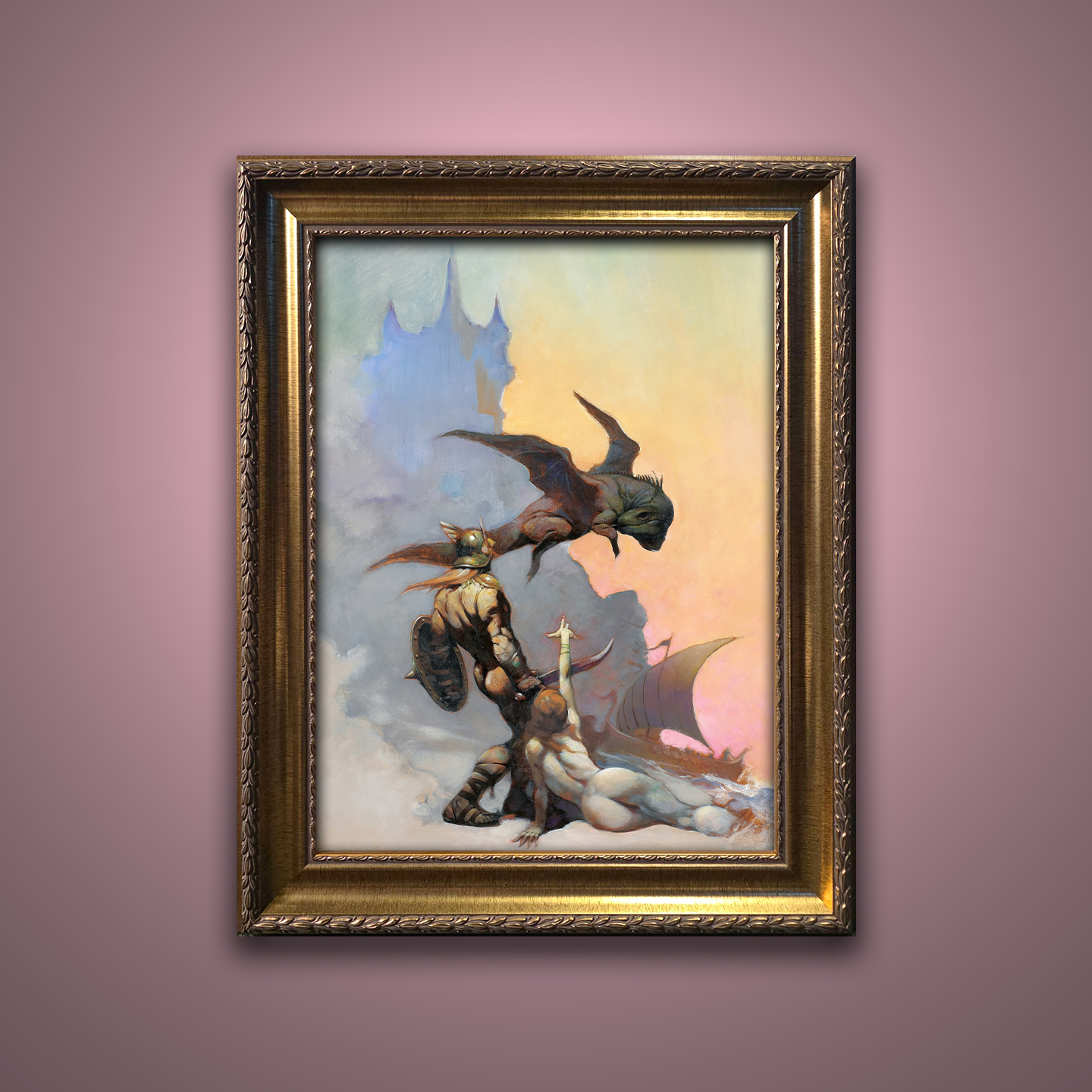 Frank Frazetta’s “Kavin&