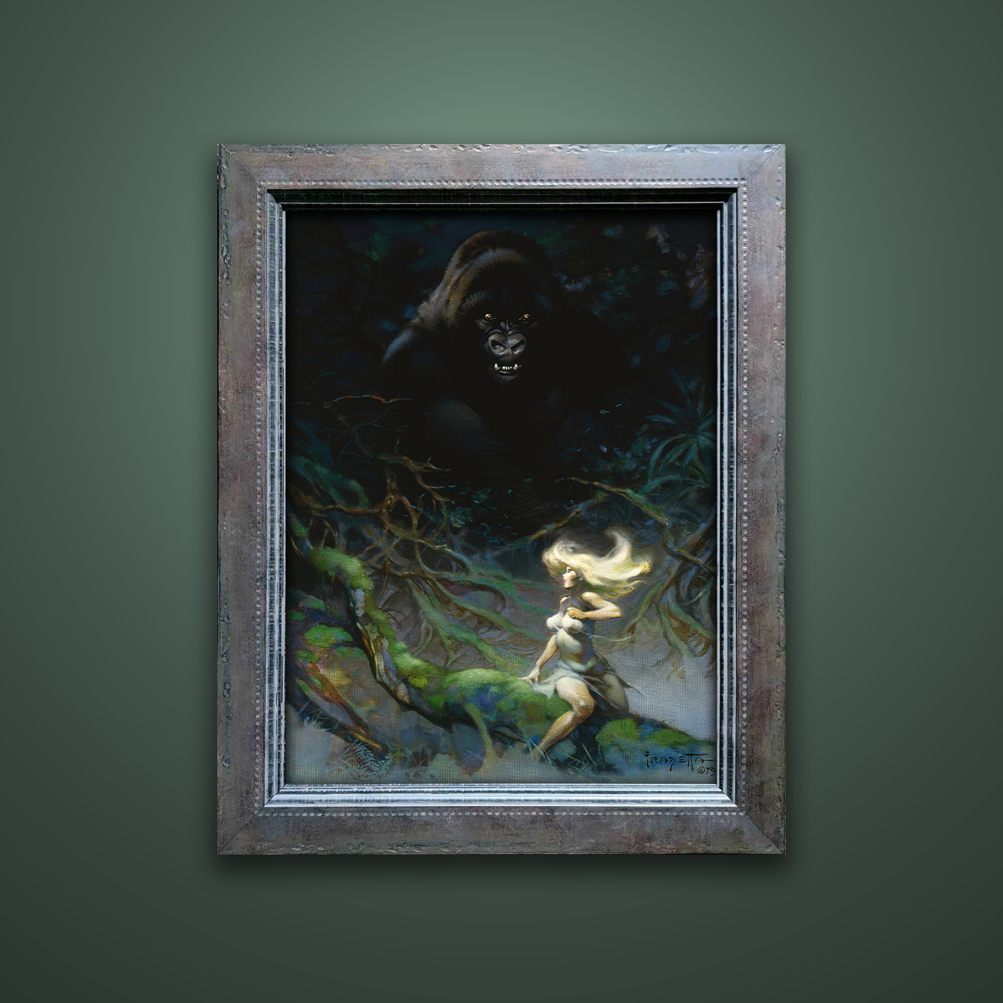 Frank Frazetta’s “King Kong” artwork from the Frazetta Art Museum&