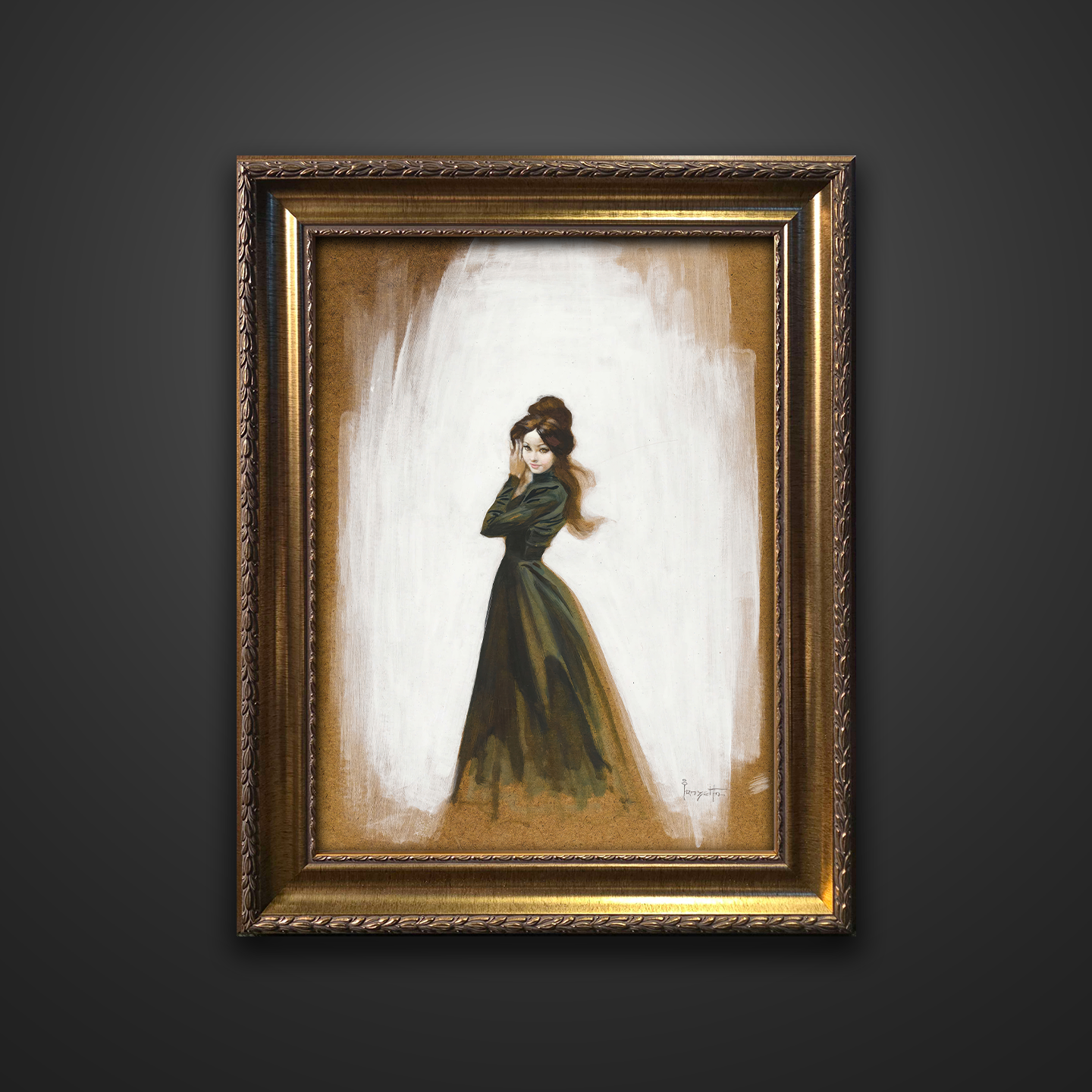 Frank Frazetta’s “Mina” artwork from the Frazetta Art Museum&