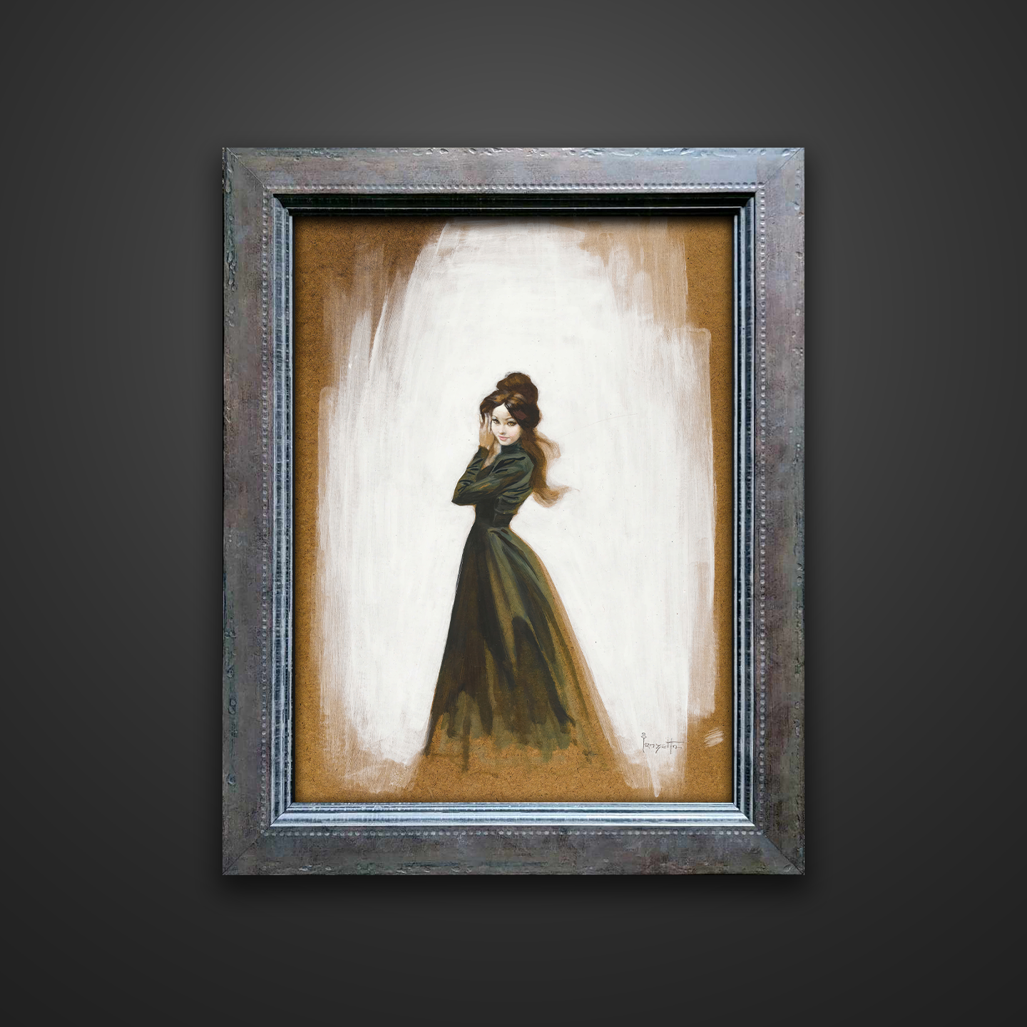 Frank Frazetta’s “Mina” artwork from the Frazetta Art Museum&