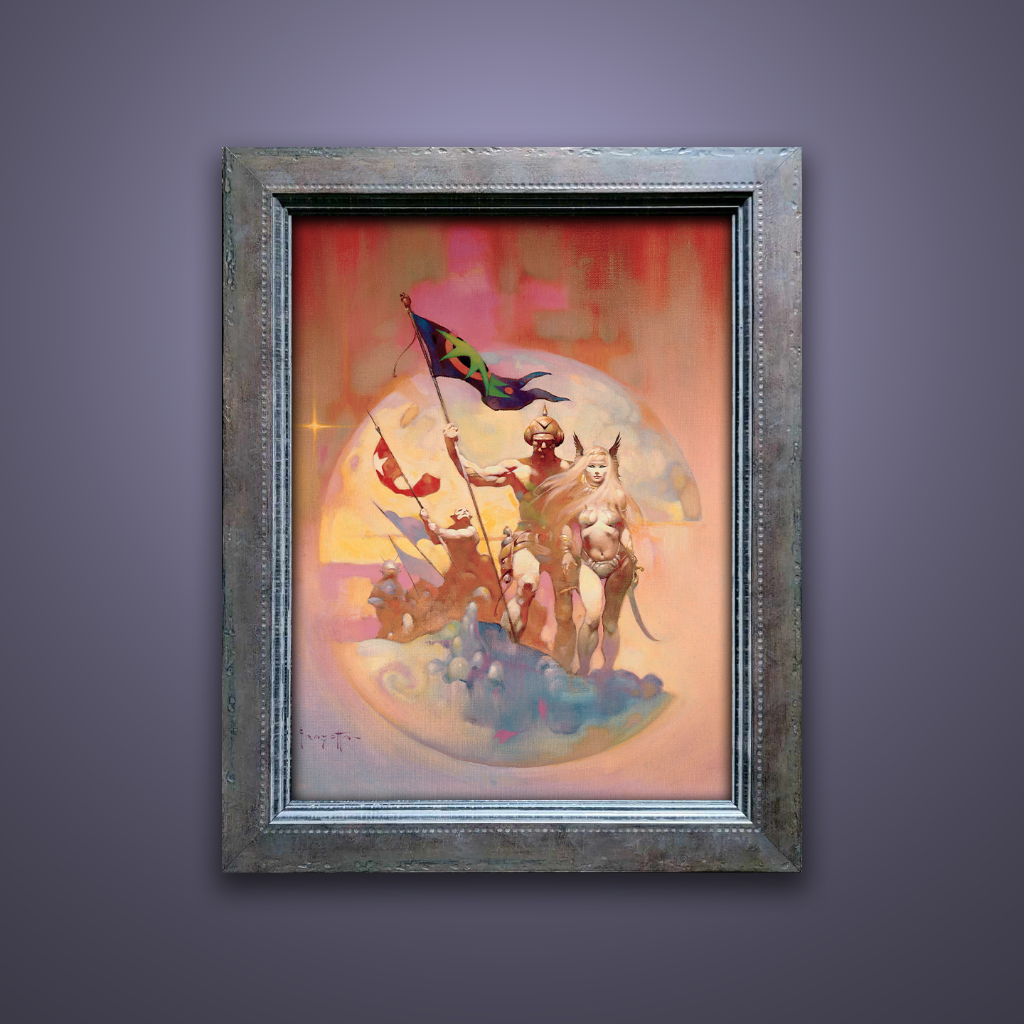 Frank Frazetta’s “New World” artwork from the Frazetta Art Museum&