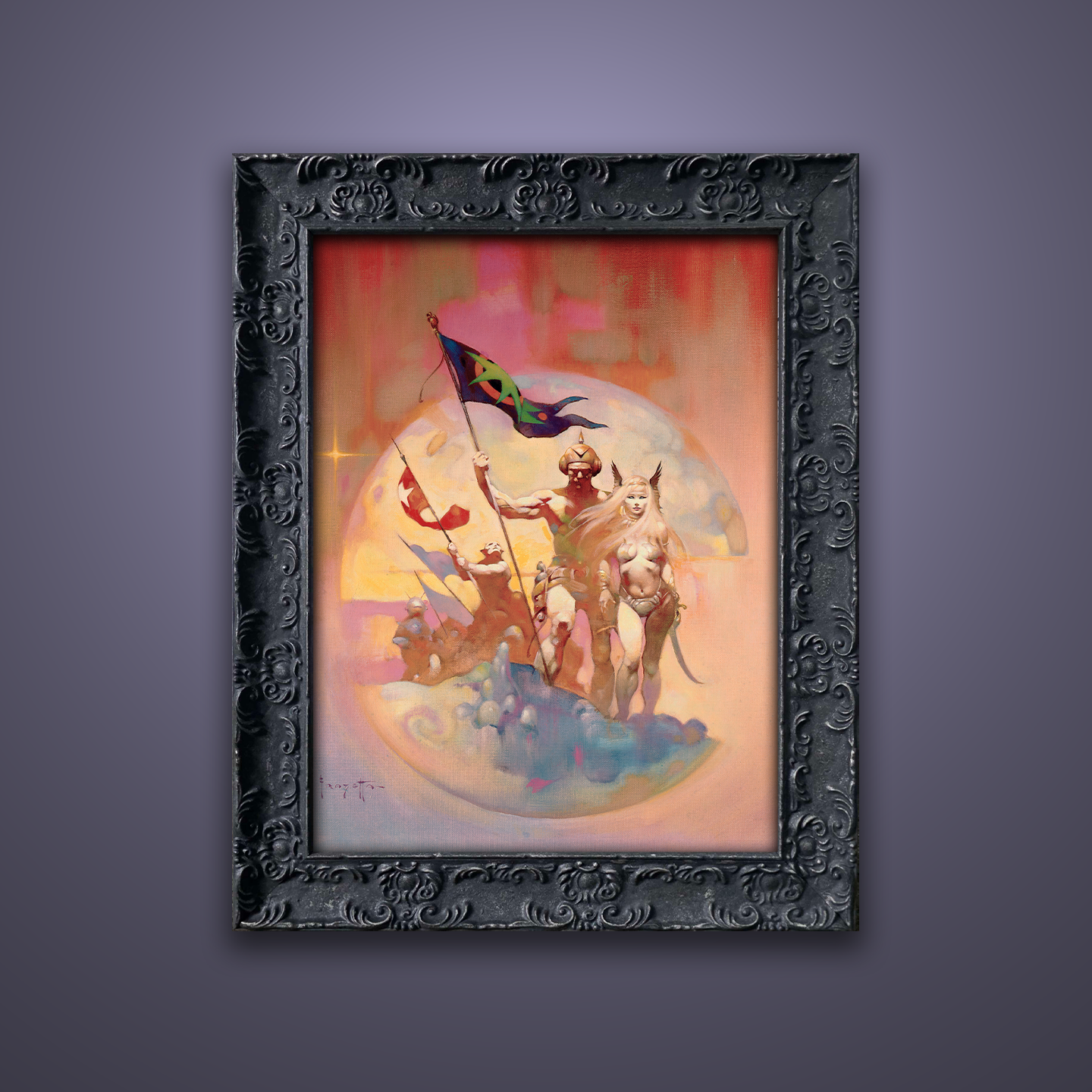 Frank Frazetta’s “New World” artwork from the Frazetta Art Museum&