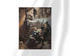 Unframed print of Pharaoh’s Tomb by Frank Frazetta, where a group of adventurers is surrounded by danger in a dark, mysterious tomb. The dynamic composition and tension-filled scene reflect Frazetta&