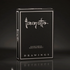 A high-end playing card deck from the Frazetta Drawings Edition is displayed against a sleek, dark background. The side of the box is adorned with the Frazetta signature, enhancing its luxury and collector’s appeal. The reflective silver details catch the light, emphasizing the deck’s premium craftsmanship.