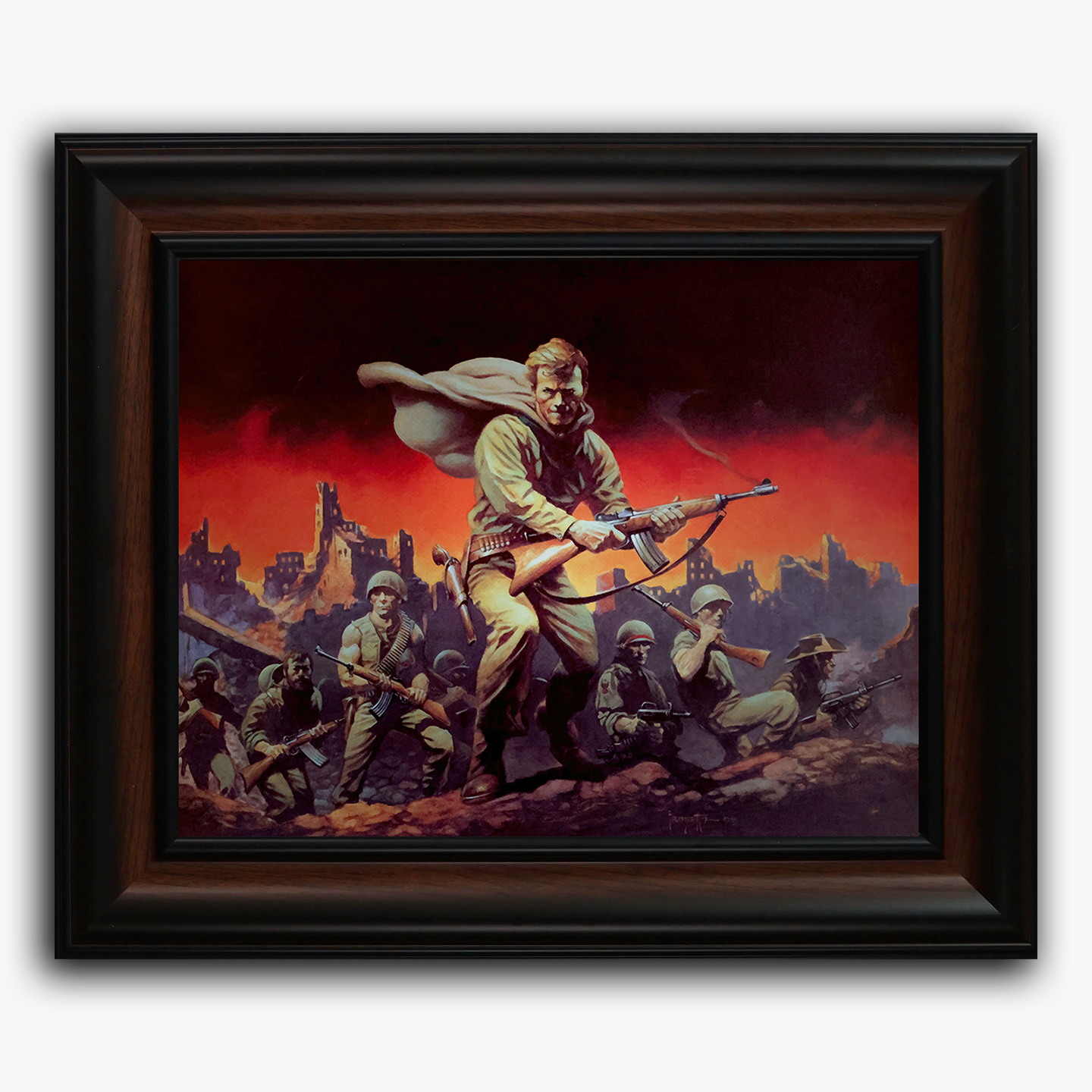 Framed fine art print of Frank Frazetta&