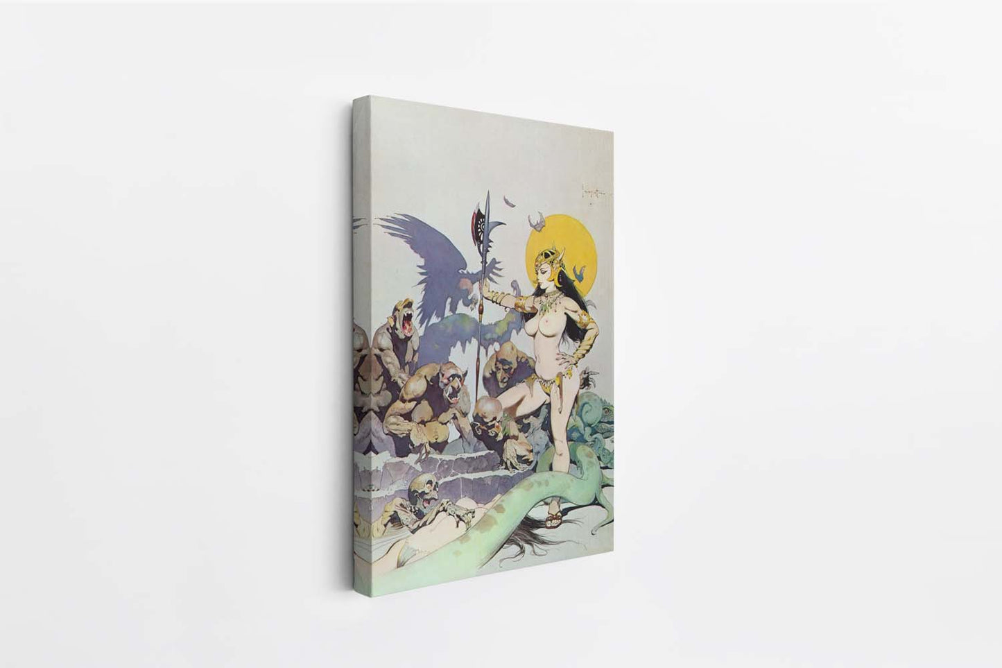 Ghoul Queen Mini Wrap-Around Canvas Art
