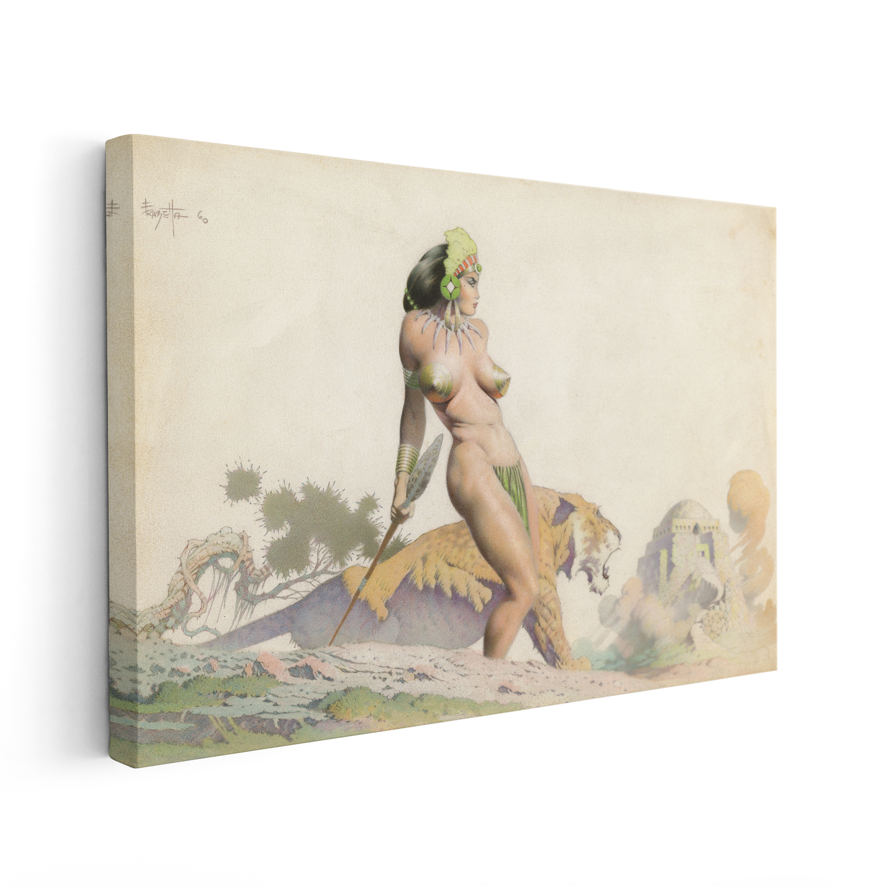 The Lion Queen Canvas Wrap B-Stock