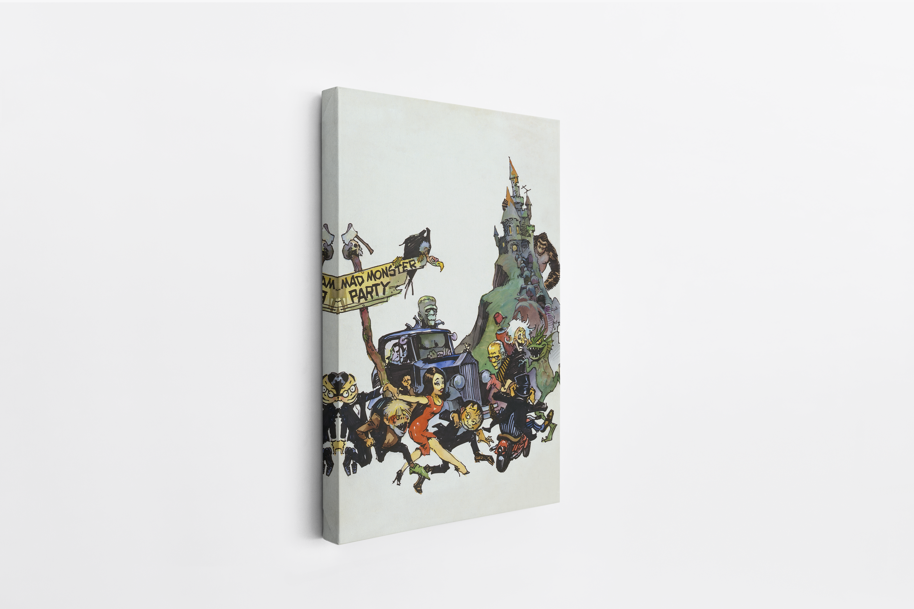 Mad Monster Party Canvas Wrap B-Stock