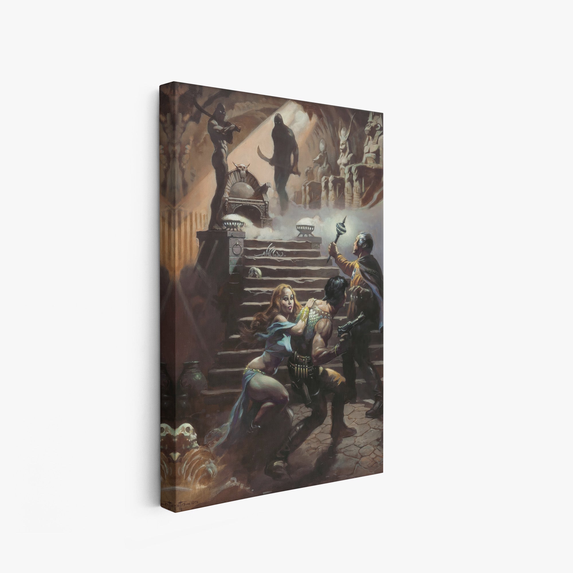 A canvas print of Frazetta’s Pharaoh&