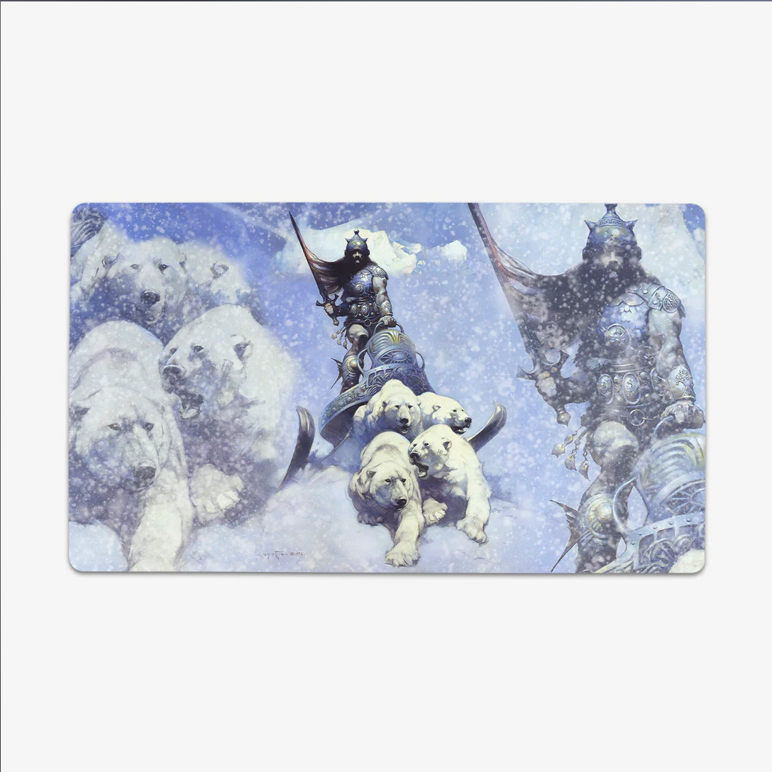 Inked Gaming Silver Warrior Playmat