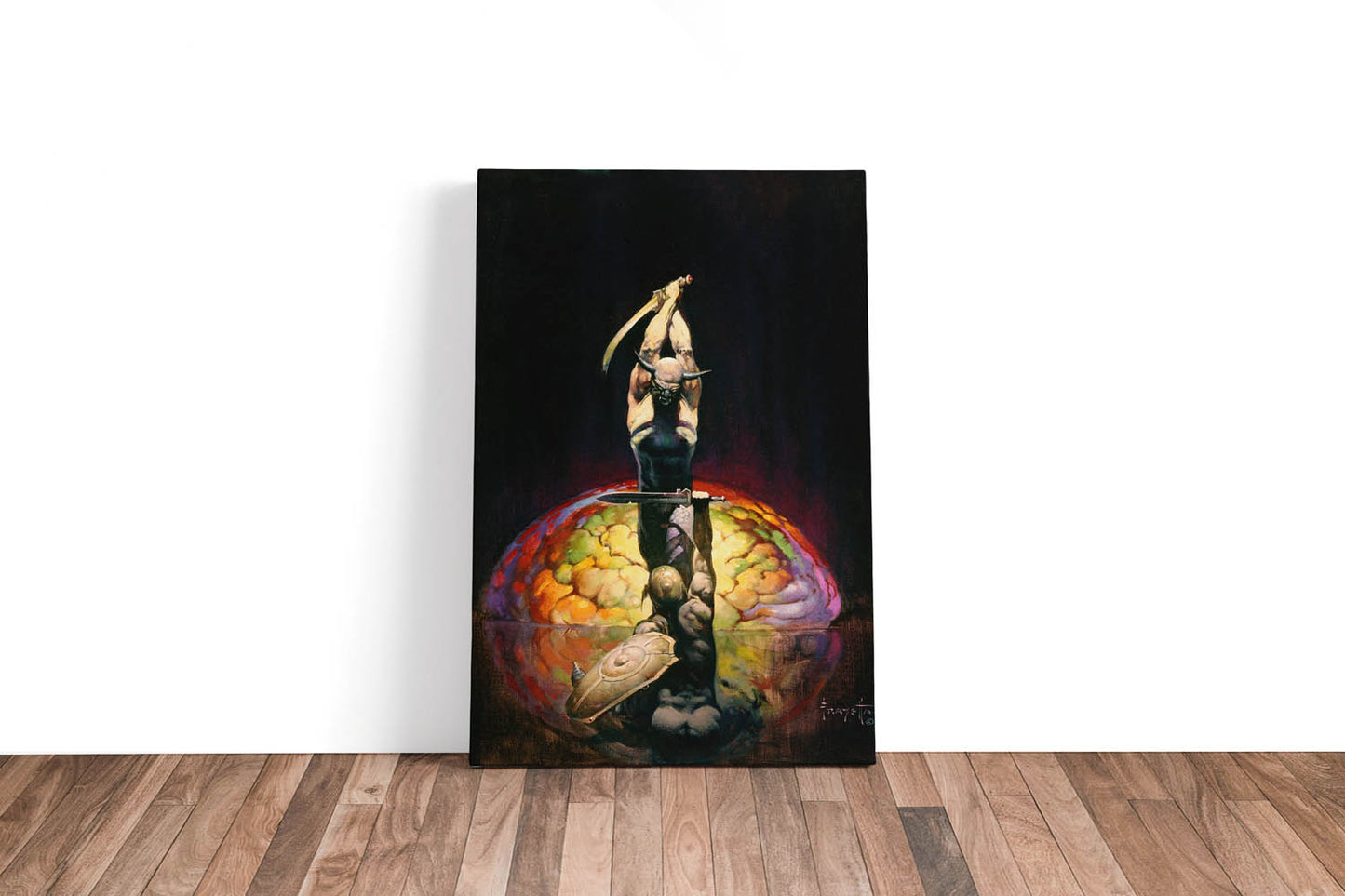 The Brain Mini Wrap Around Canvas