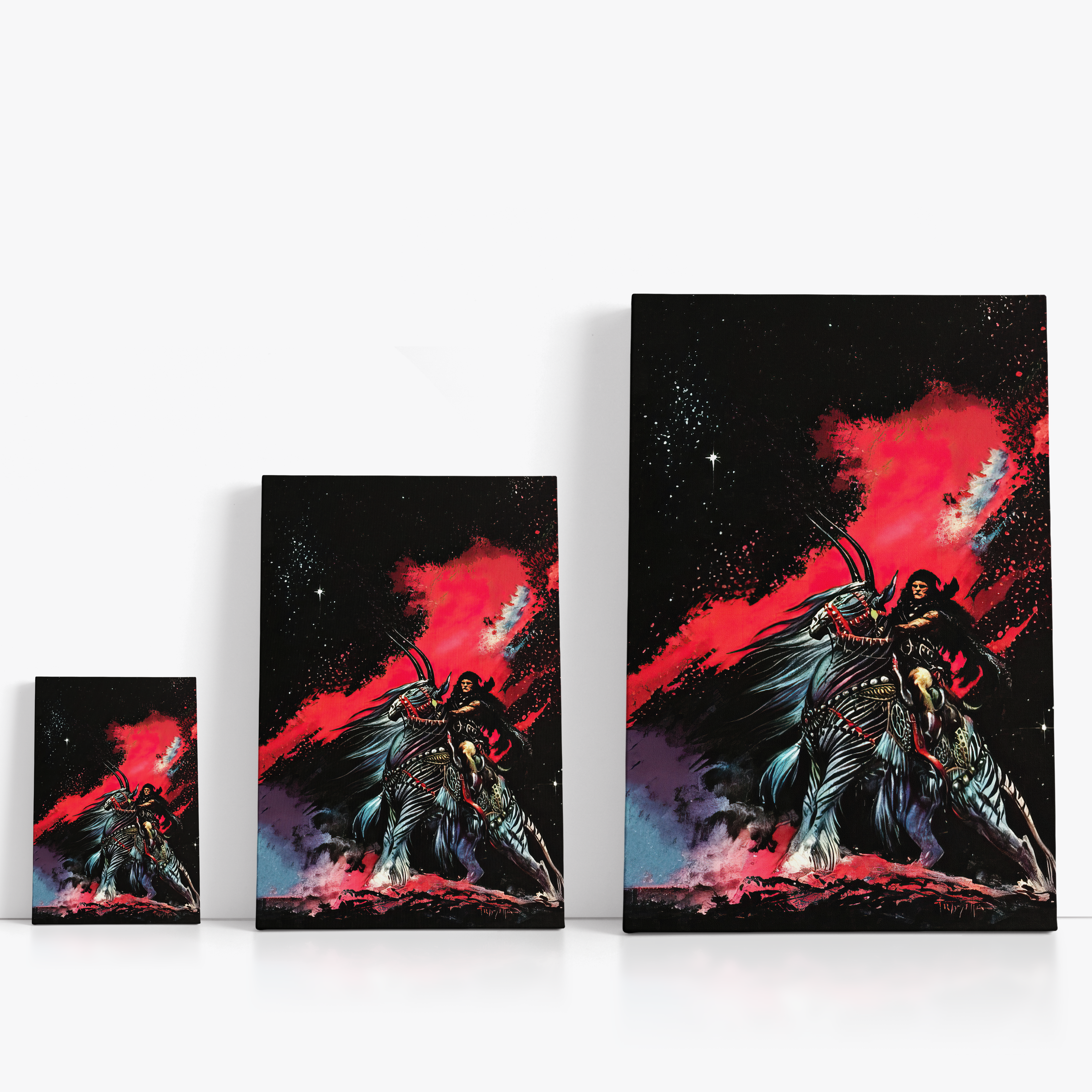 Warrior of Llarn Canvas Wrap B-Stock