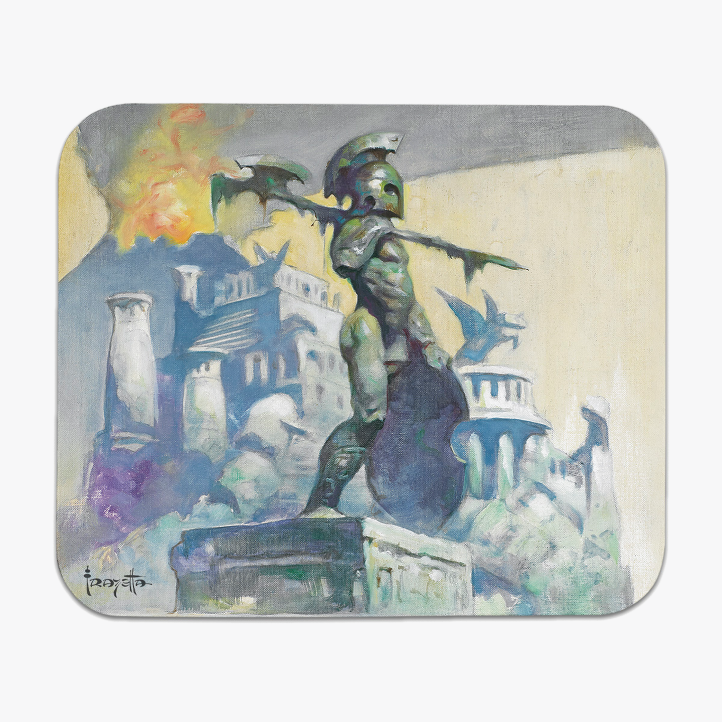Atlantis mousepad featuring Frazetta’s stunning underwater kingdom artwork