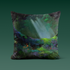 Glade of the Pixies throw pillow showcasing Frazetta’s mystical forest fantasy scene, printed on ultra-soft fabric