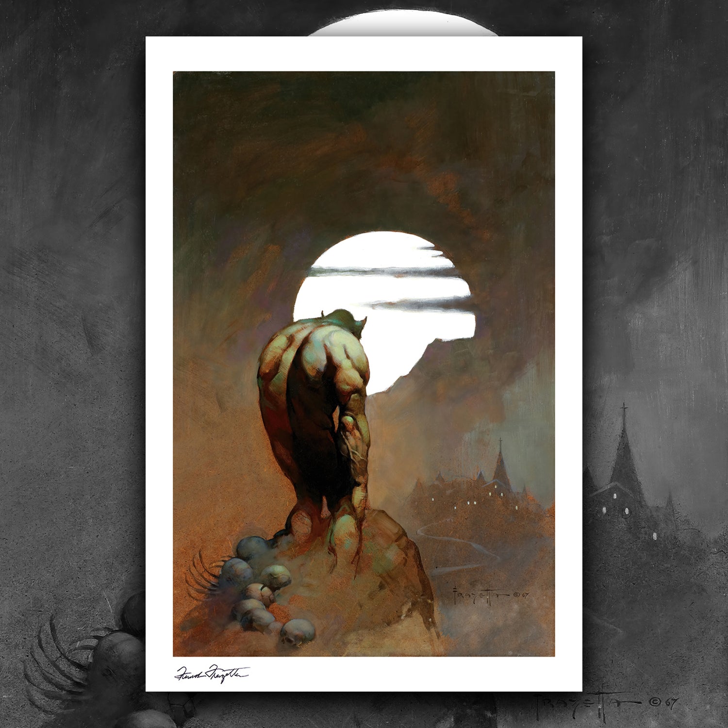 Night Stalker Giclée – Premium Museum-Quality Print Featuring Frank Frazetta’s Iconic Artwork