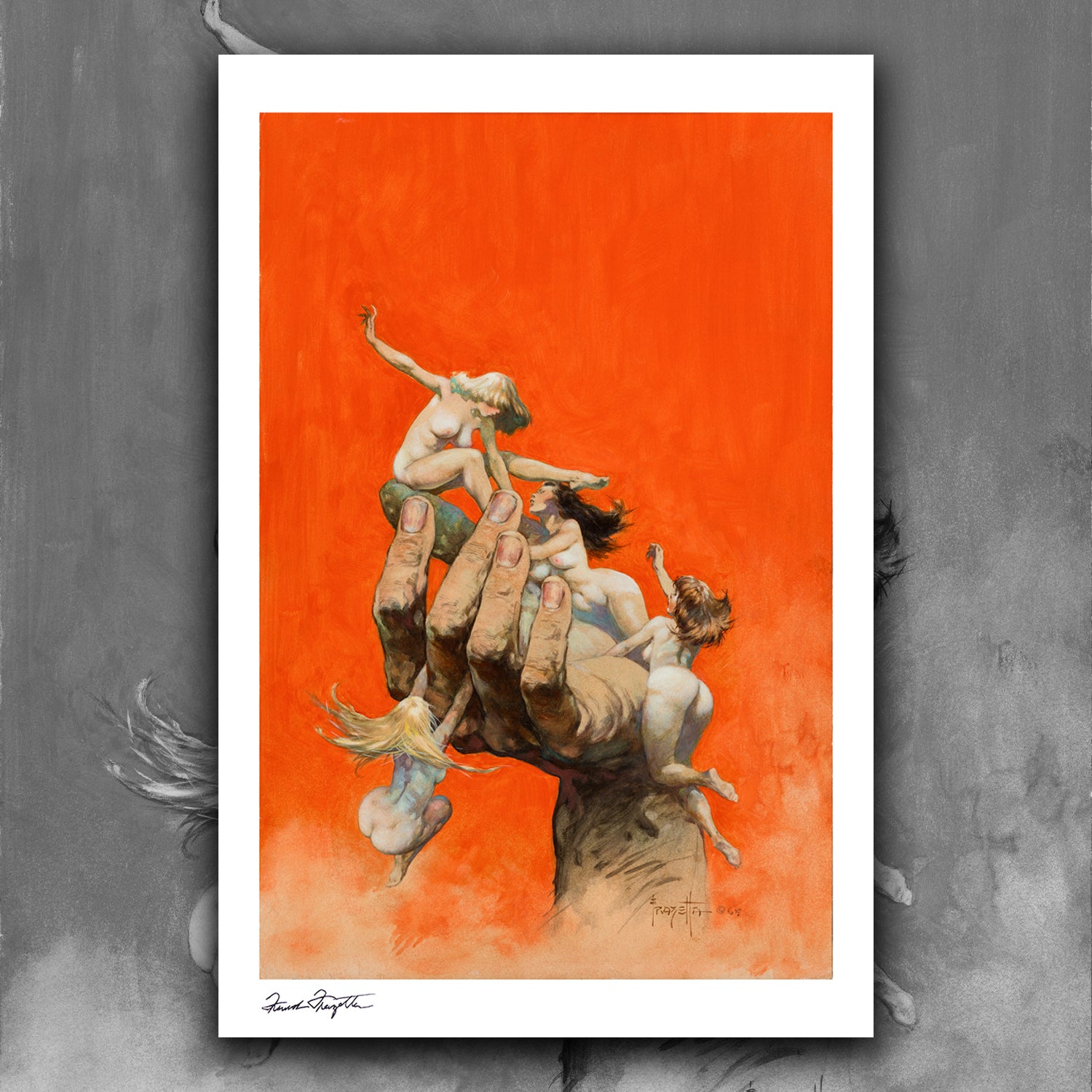Reassembled Man Giclée – Premium Museum-Quality Print Featuring Frank Frazetta’s Iconic Artwork