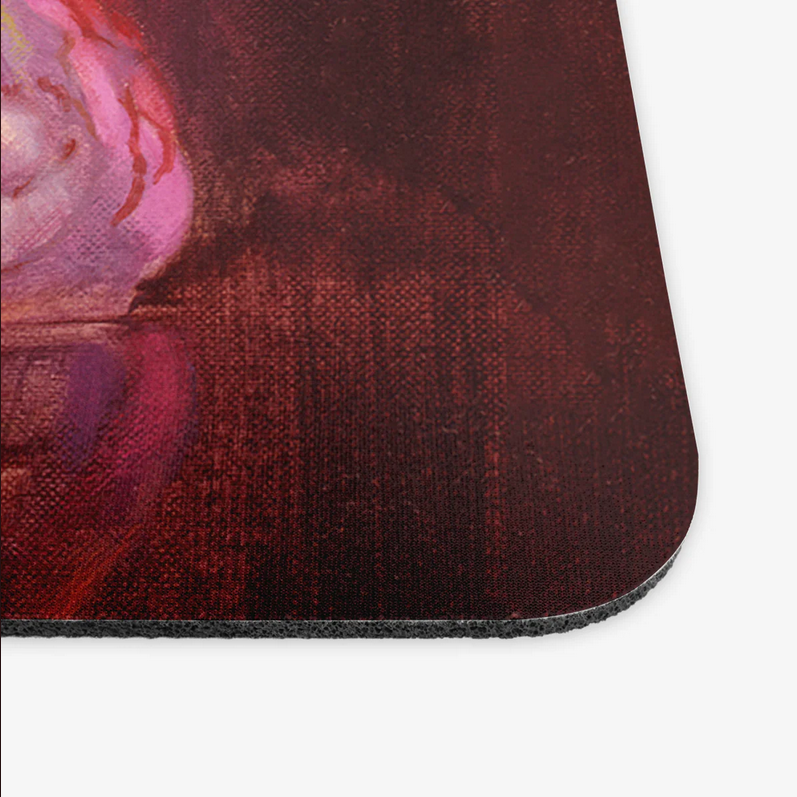 Close-up of The Brain mousepad, displaying the deep colors and intricate details