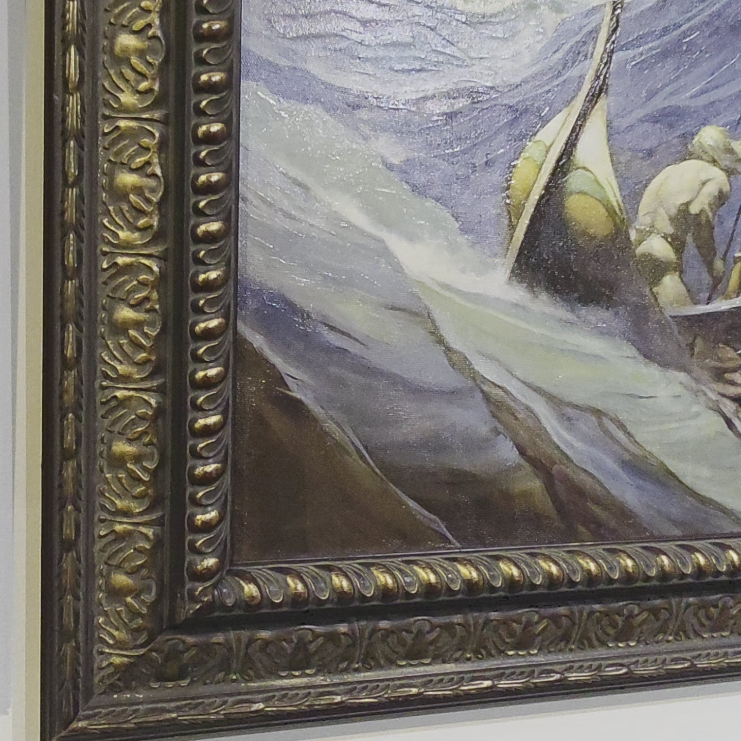 Video close up showing the embellishments of Frazetta Art Museum&