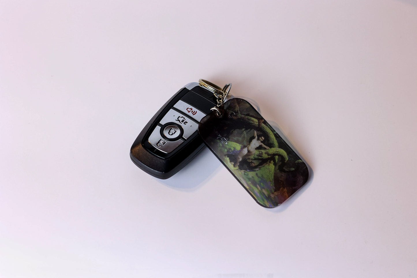 Frazetta Keychain- Clear Backing