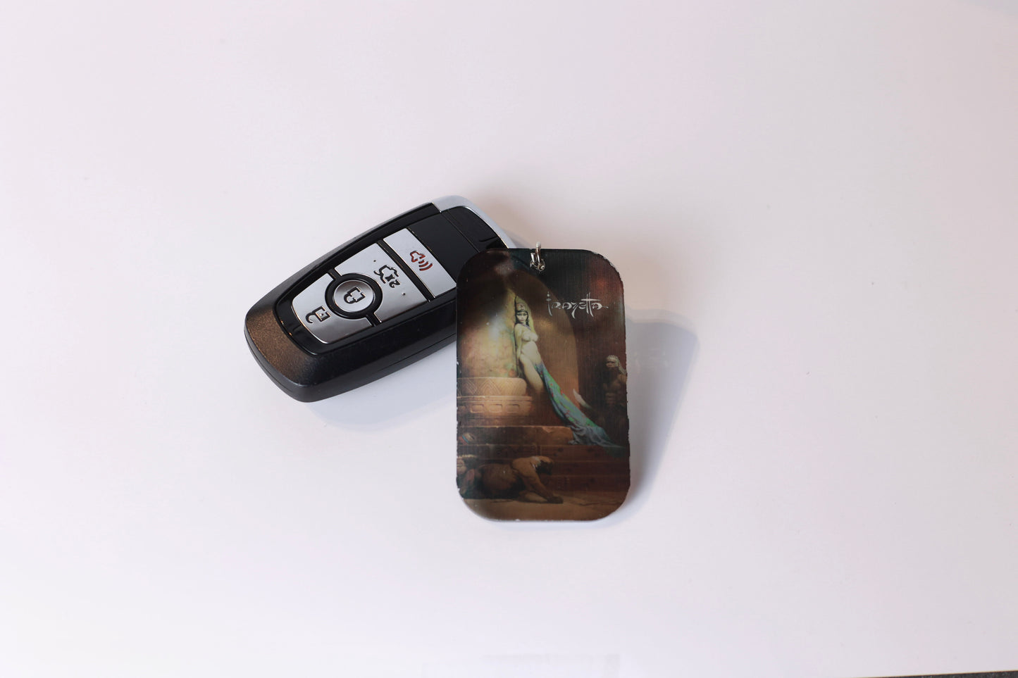 Frazetta Keychain- Clear Backing
