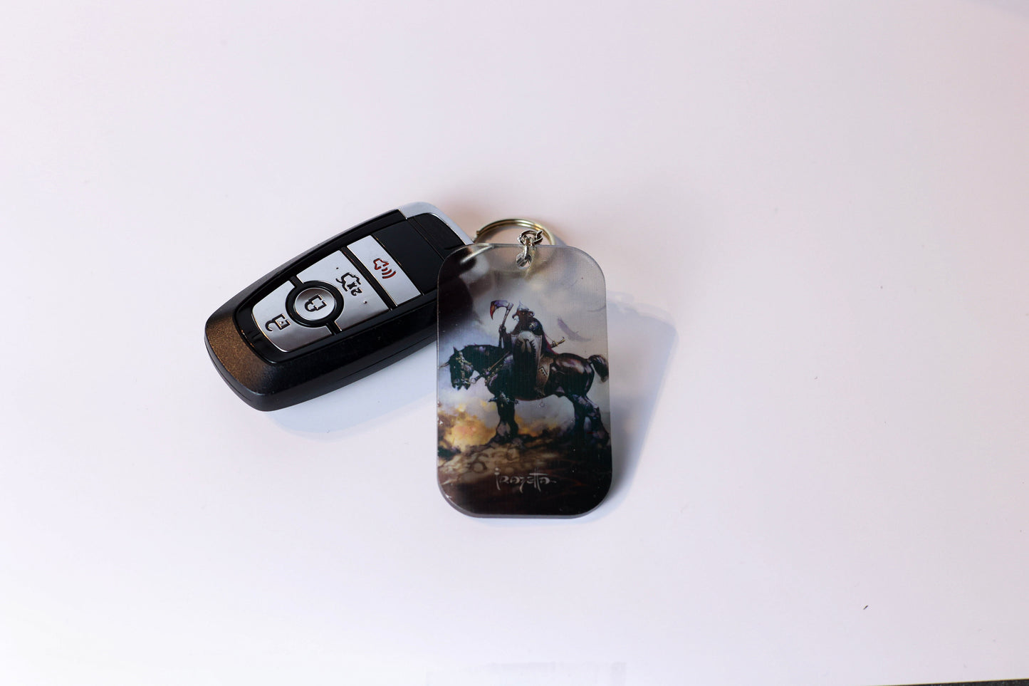 Frazetta Keychain- Clear Backing