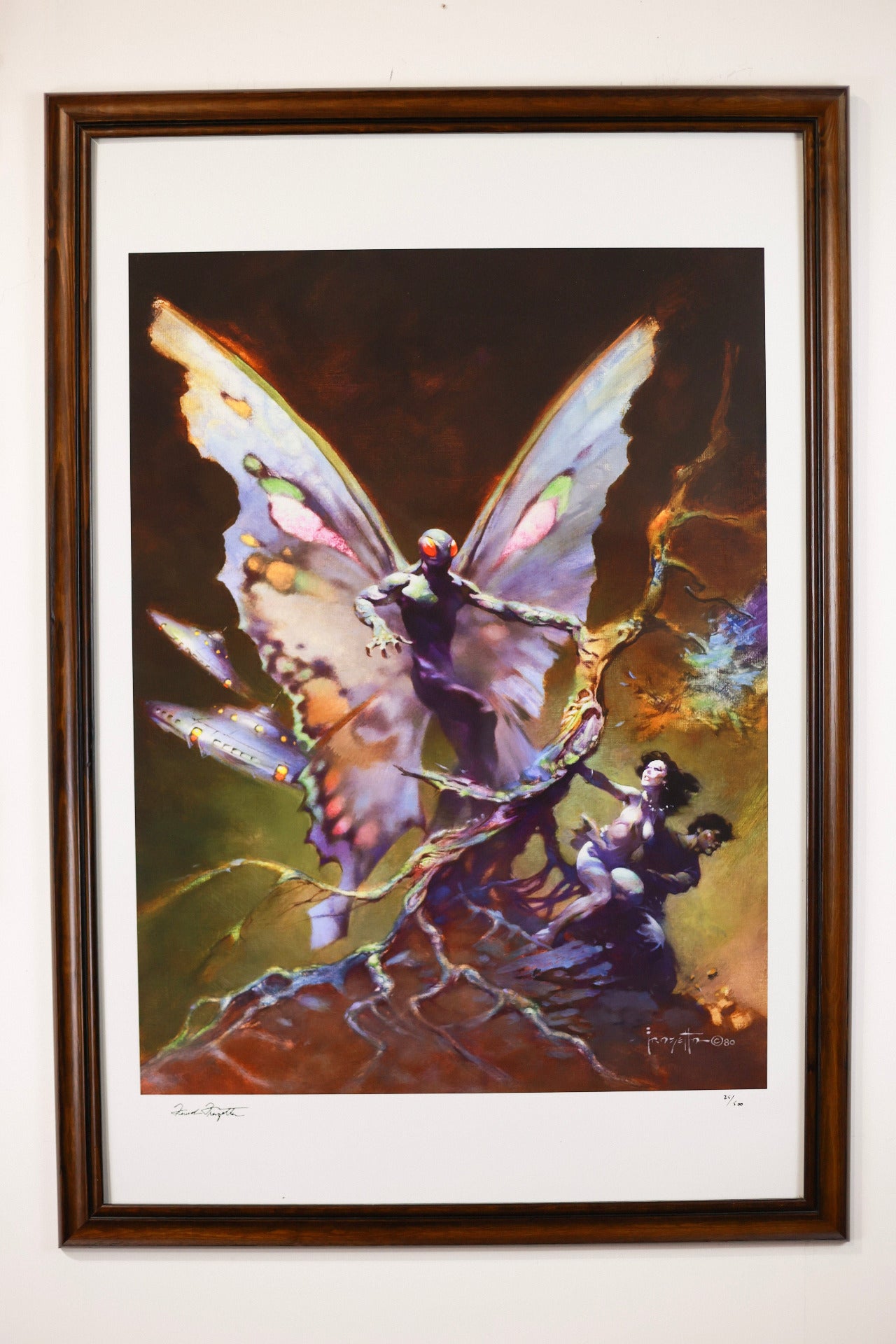 The Mothman Lithograph