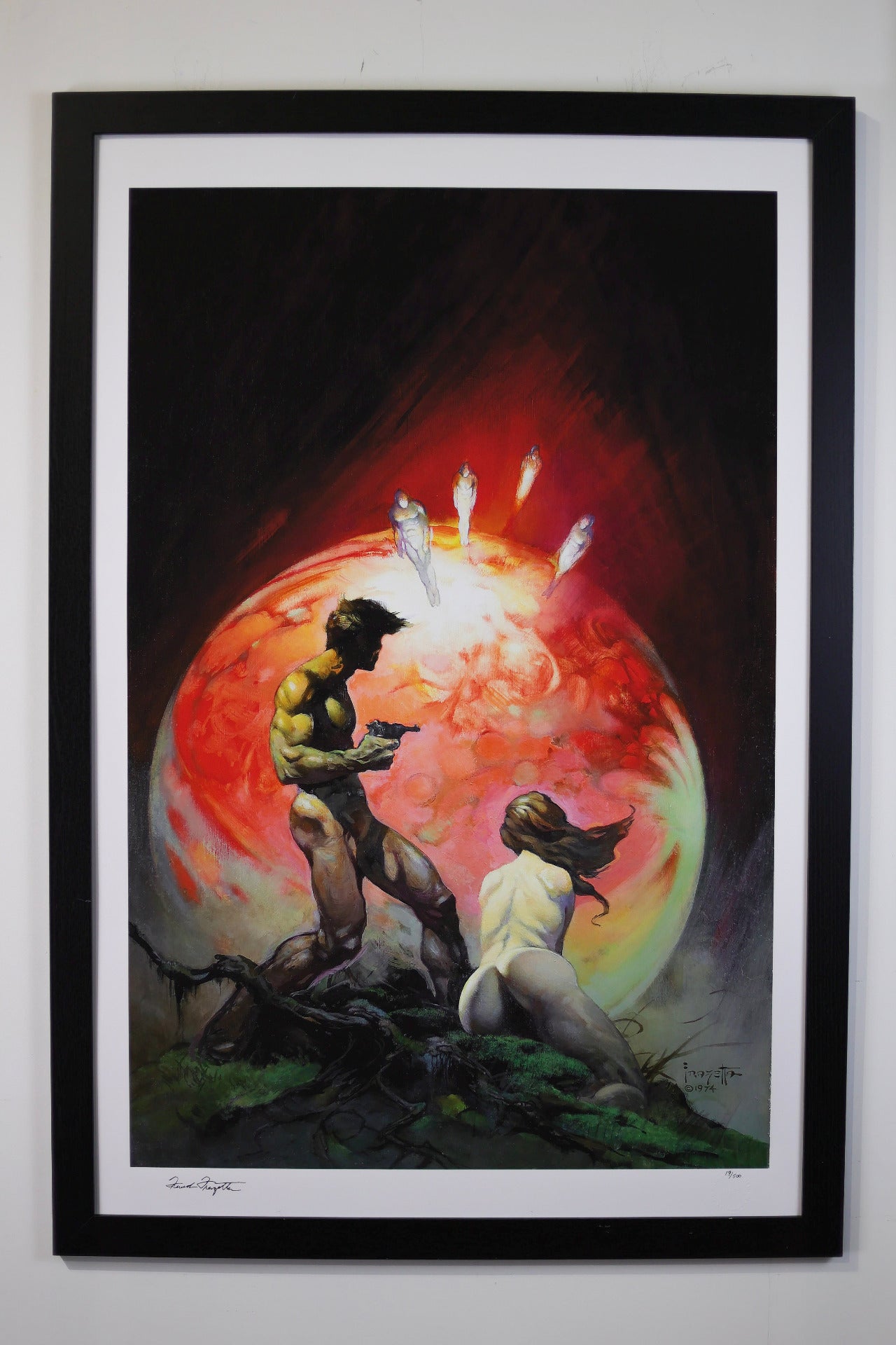Red Planet Lithograph