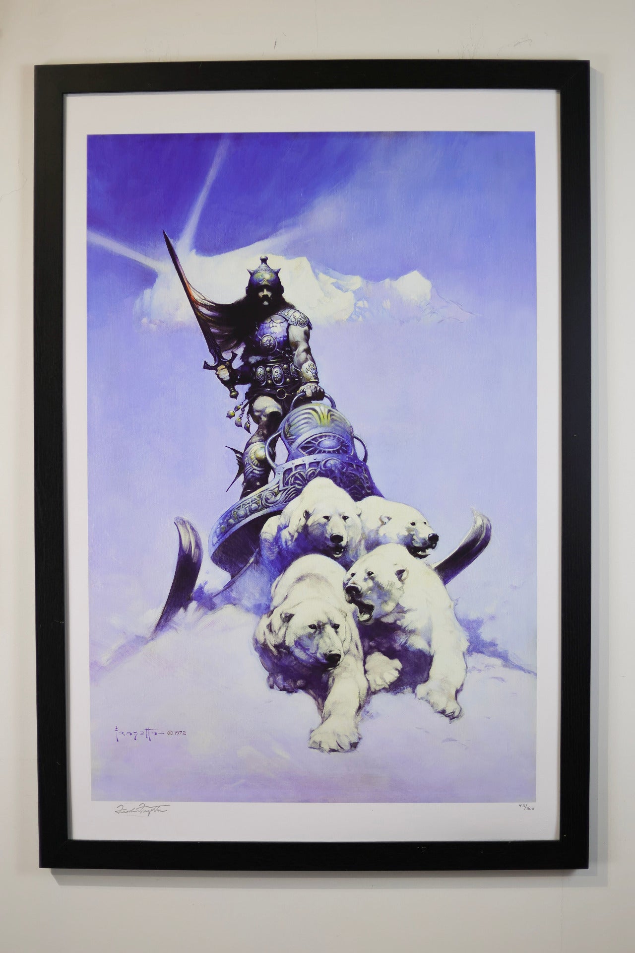 Silver Warrior Lithograph