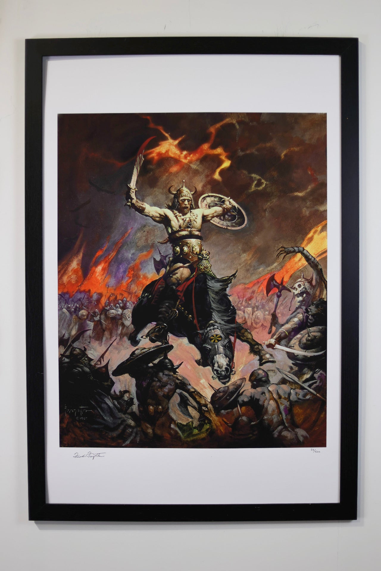The Berserker Lithograph