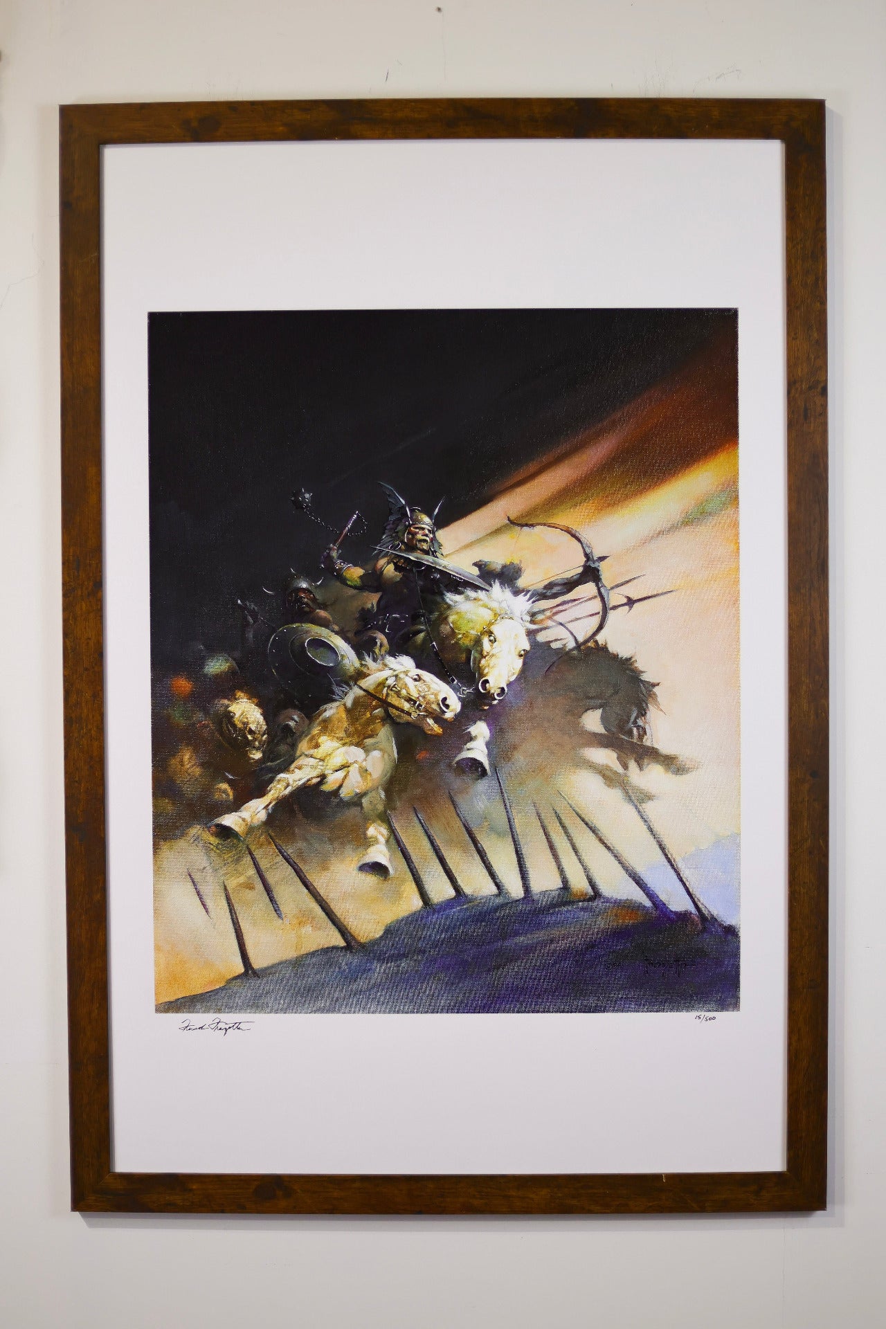 The Huns Lithograph