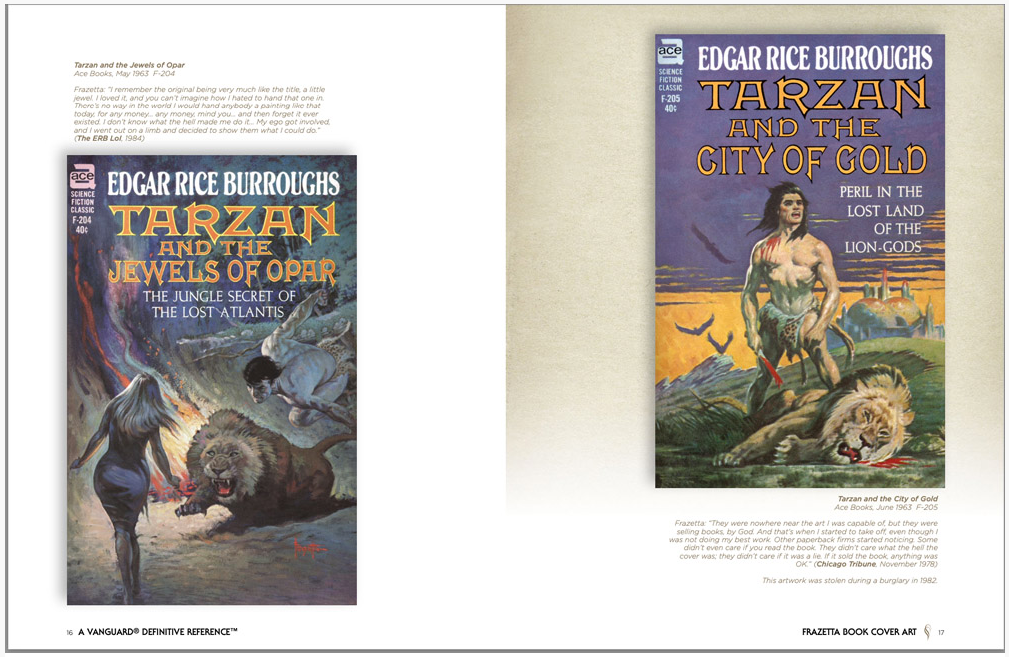 Deluxe- Frazetta Book Cover Art