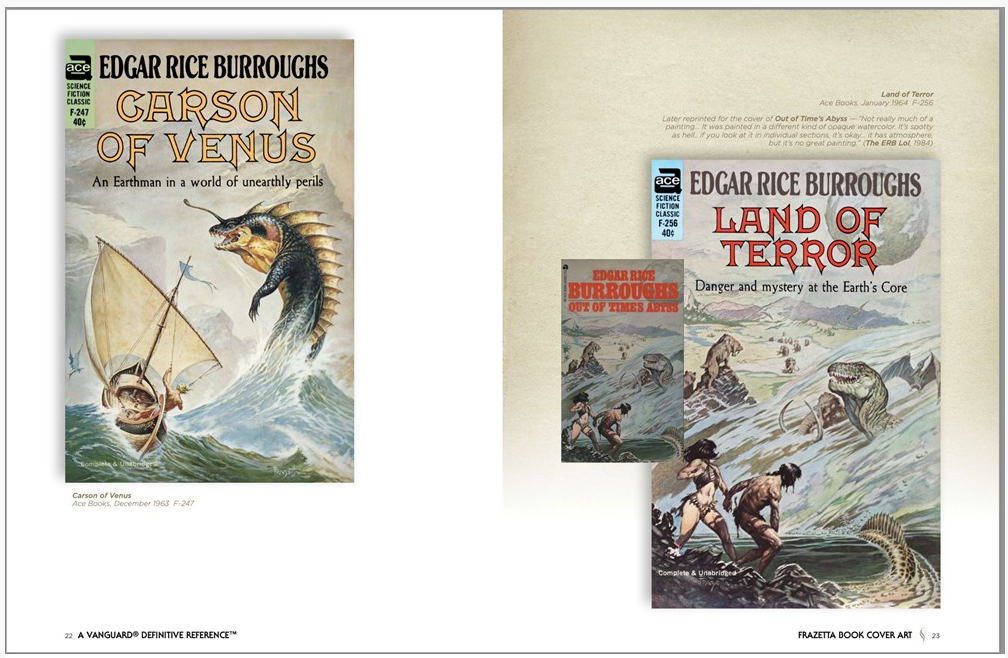 Deluxe- Frazetta Book Cover Art