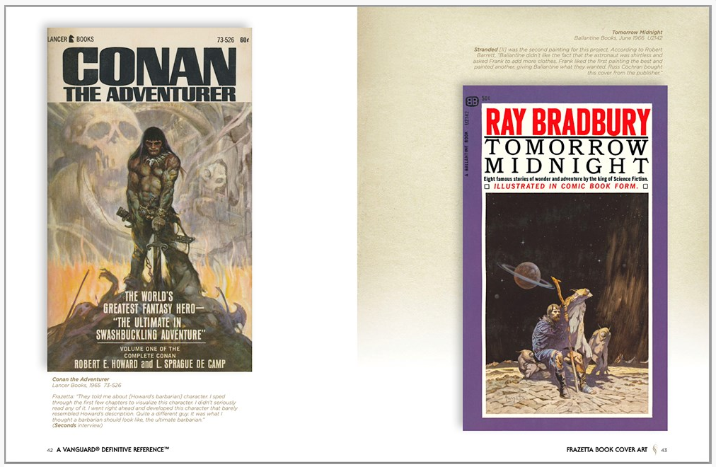 Deluxe- Frazetta Book Cover Art