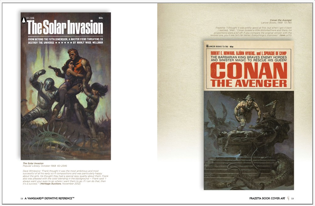 Deluxe- Frazetta Book Cover Art